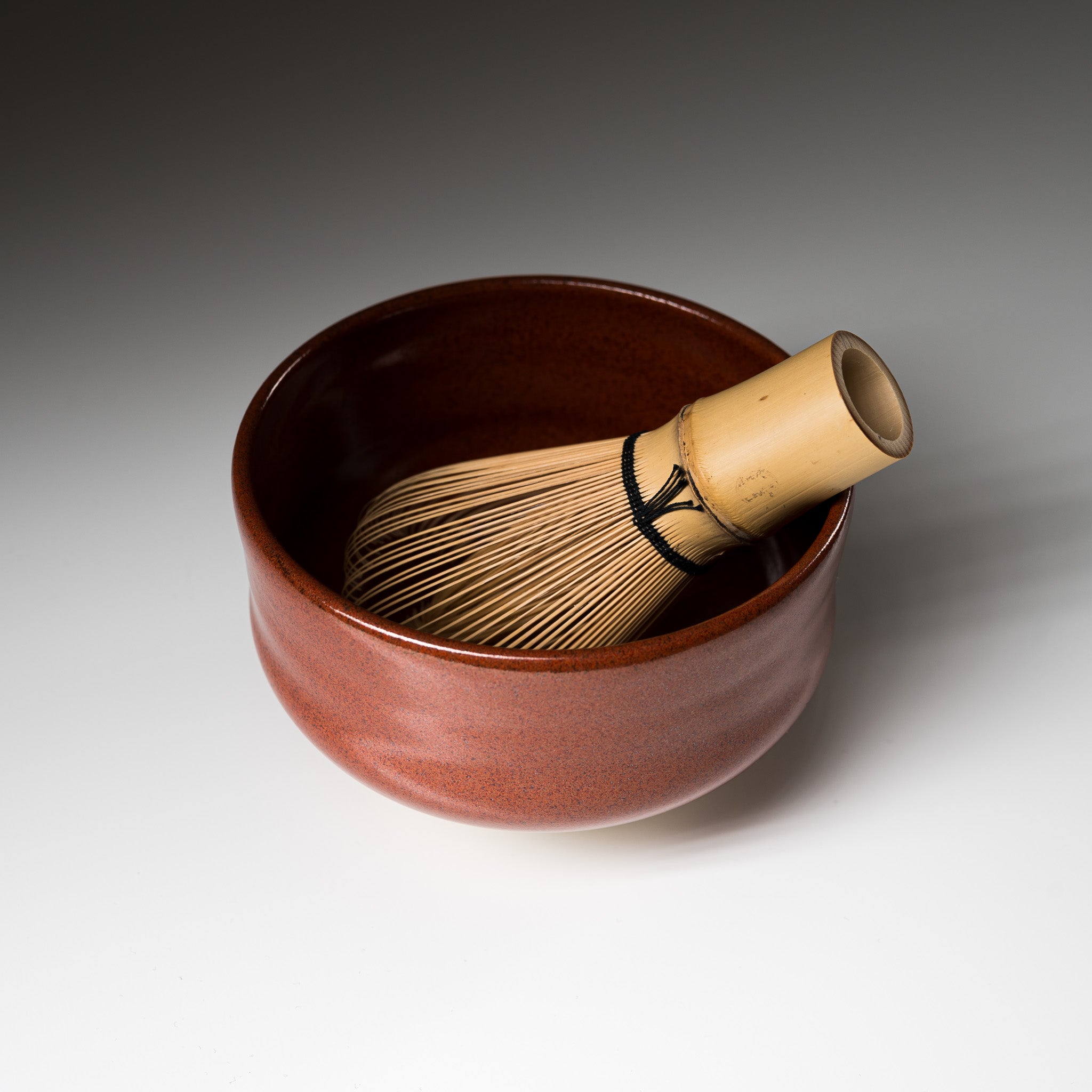 Handmade Kyo Kiyomizu Ware Matcha Bowl - Traditional Japanese Red Brown Ceramic Tea Cup for Matcha Tea Ceremony, Home Decor & Zen Meditation