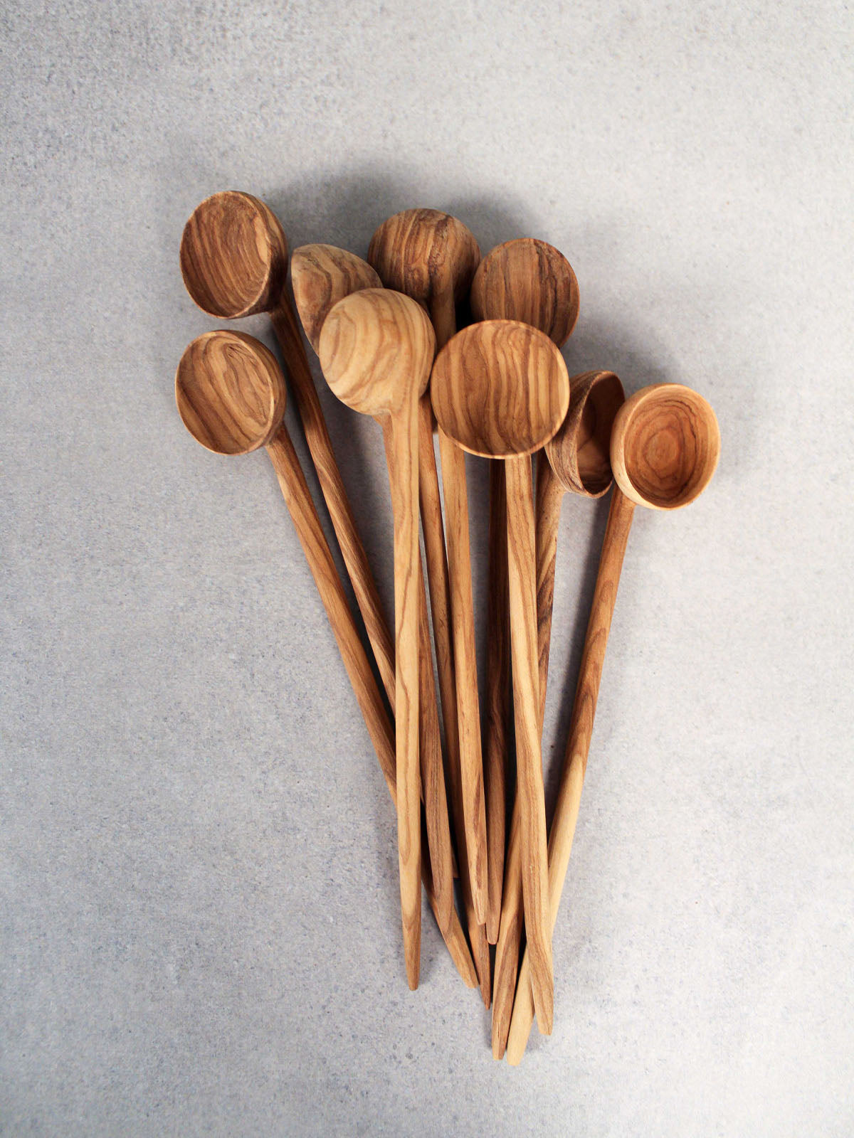 Premium Olive Wood Spoon Set - Handcrafted, Eco-Friendly Kitchen Utensils for Cooking, Baking & Serving - Perfect for Home Chefs & Gourmet Cooking