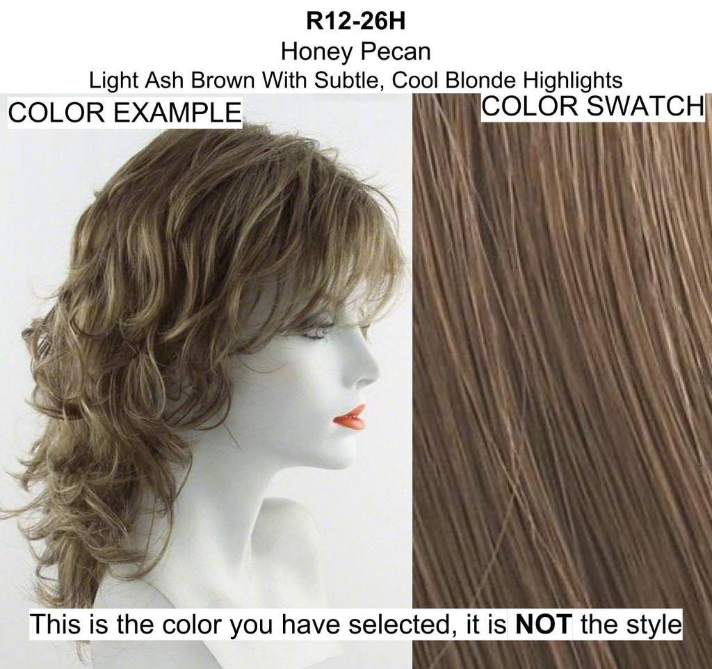 Raquel Welch Sparkle Wig Bundle - 5 Piece Set (R1226H Color) with Christy's Wigs Q&A Booklet, Wig Shampoo, Cap & Wide Tooth Comb | Perfect for Cosplay, Costume Parties & Everyday Hair Styling
