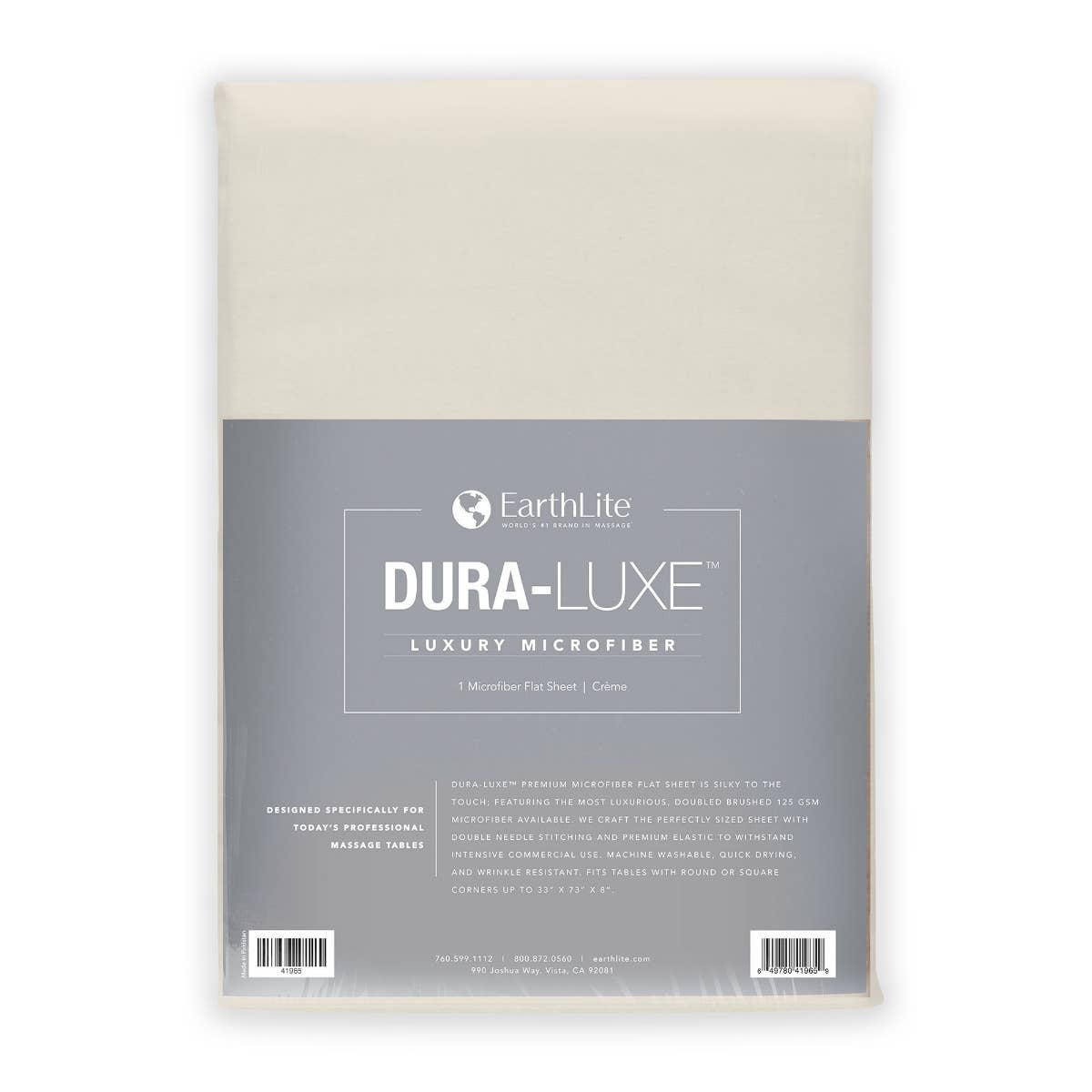 DURA LUXE™ Luxury Microfiber Flat Sheet - Ultra Soft Bed Sheet Set for Queen Size Bed - Perfect for Home, Hotel & Guest Room Comfort