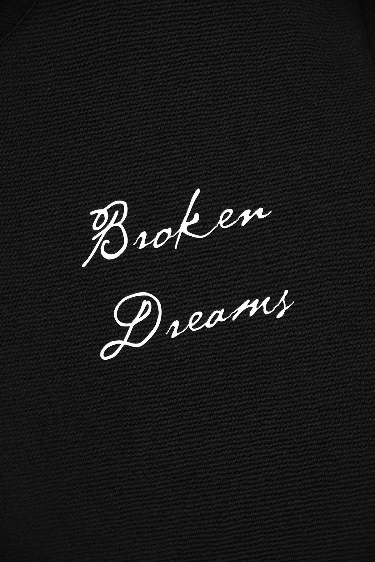 LIAM TEE | Black Collegiate Broken Dreams Graphic T-Shirt for Men - Casual Streetwear & College Fashion for Everyday Wear