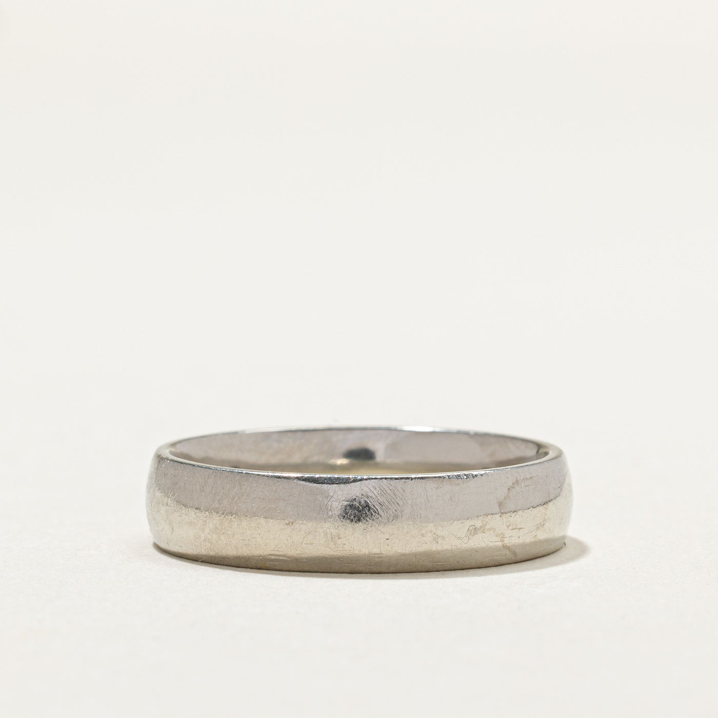 14K White Gold Wedding Band Ring for Women - Size 9 | Elegant & Durable Solid Gold Band for Engagement, Anniversary & Everyday Wear