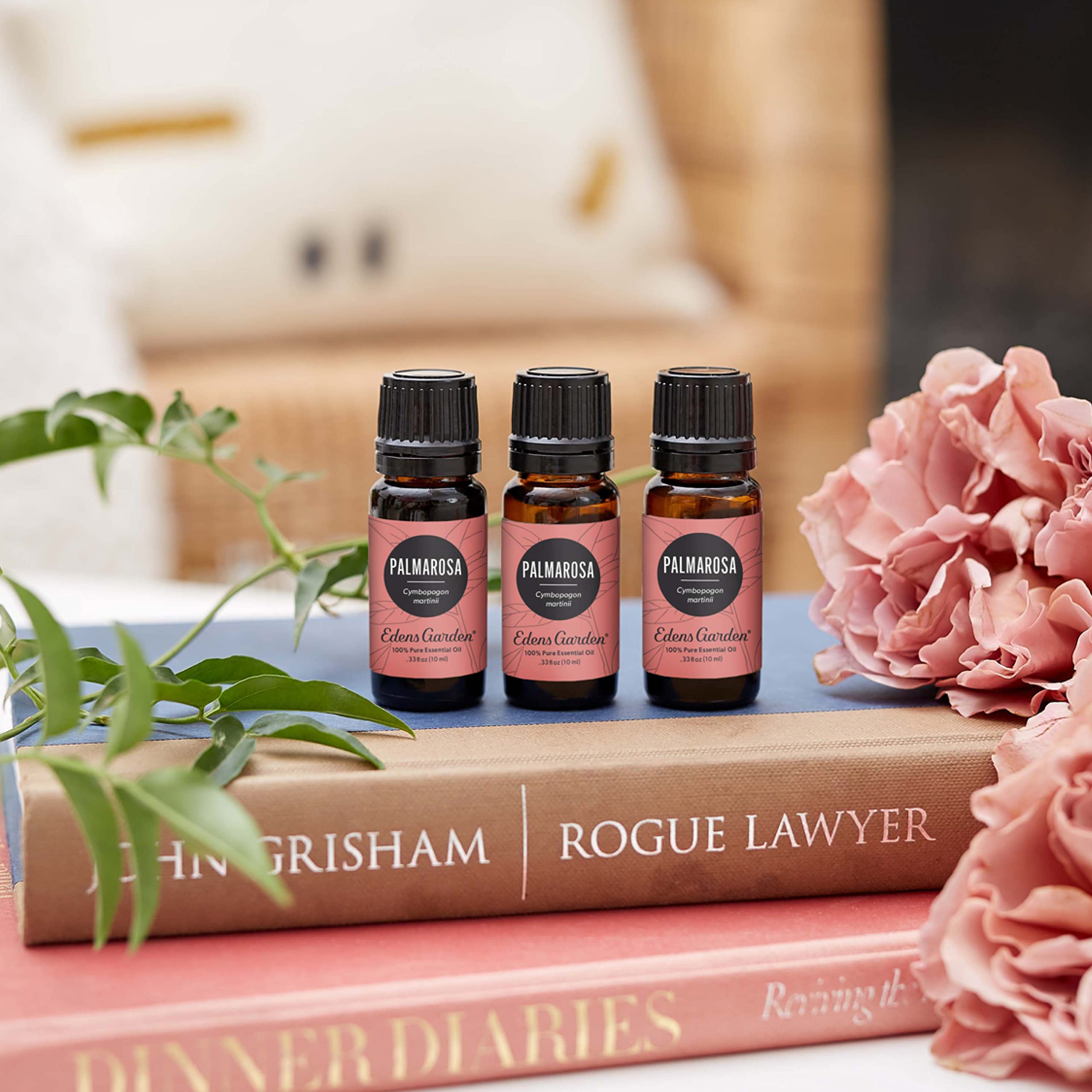 Edens Garden 100% Pure Palmarosa Essential Oil - Premium Grade, Undiluted, Natural Therapeutic Aromatherapy Oil for Diffusers, Skin Care, Candles & Laundry | 30ml (1 fl oz) | Perfect for Relaxation, Stress Relief & Home Fragrance