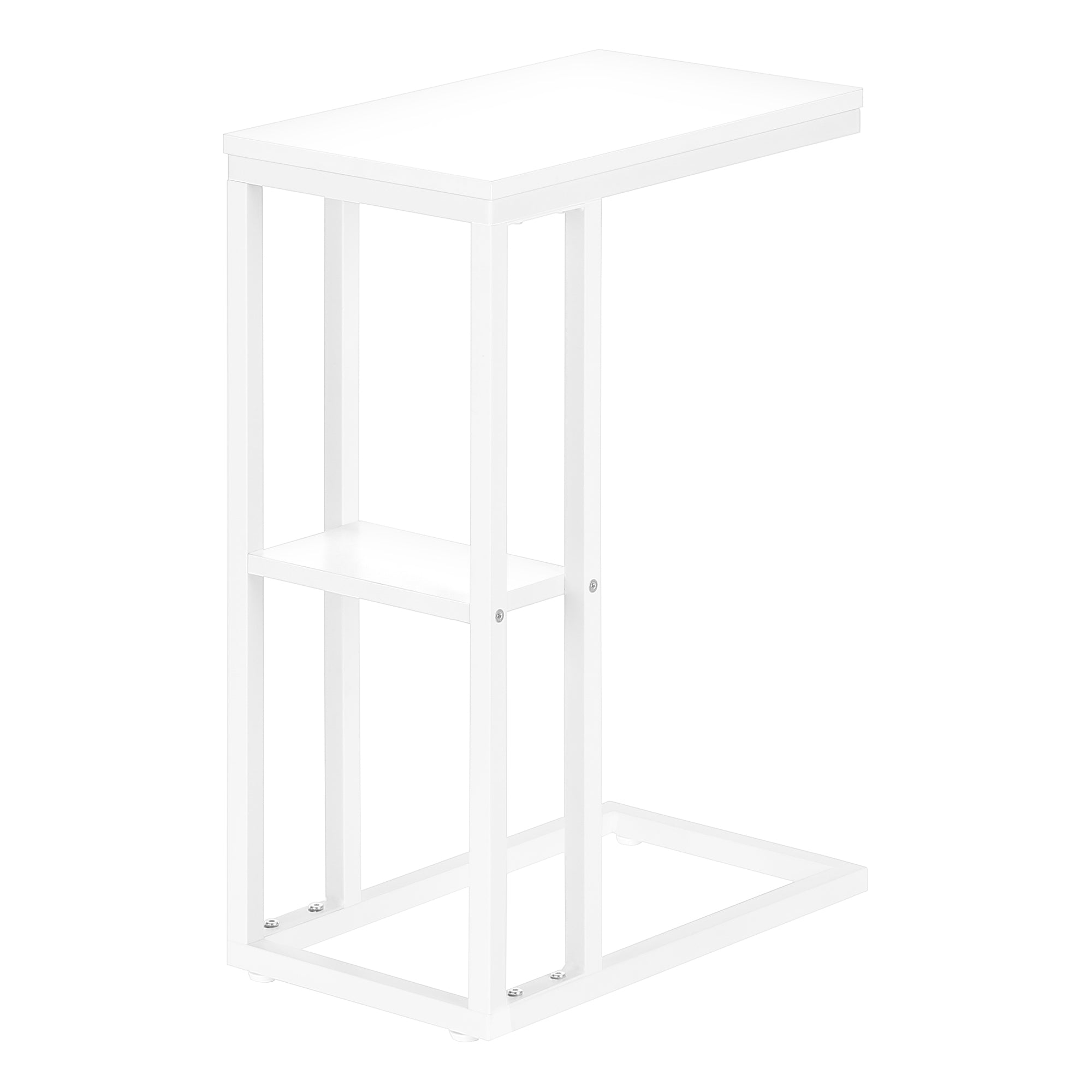 Modern White Accent Table - 25