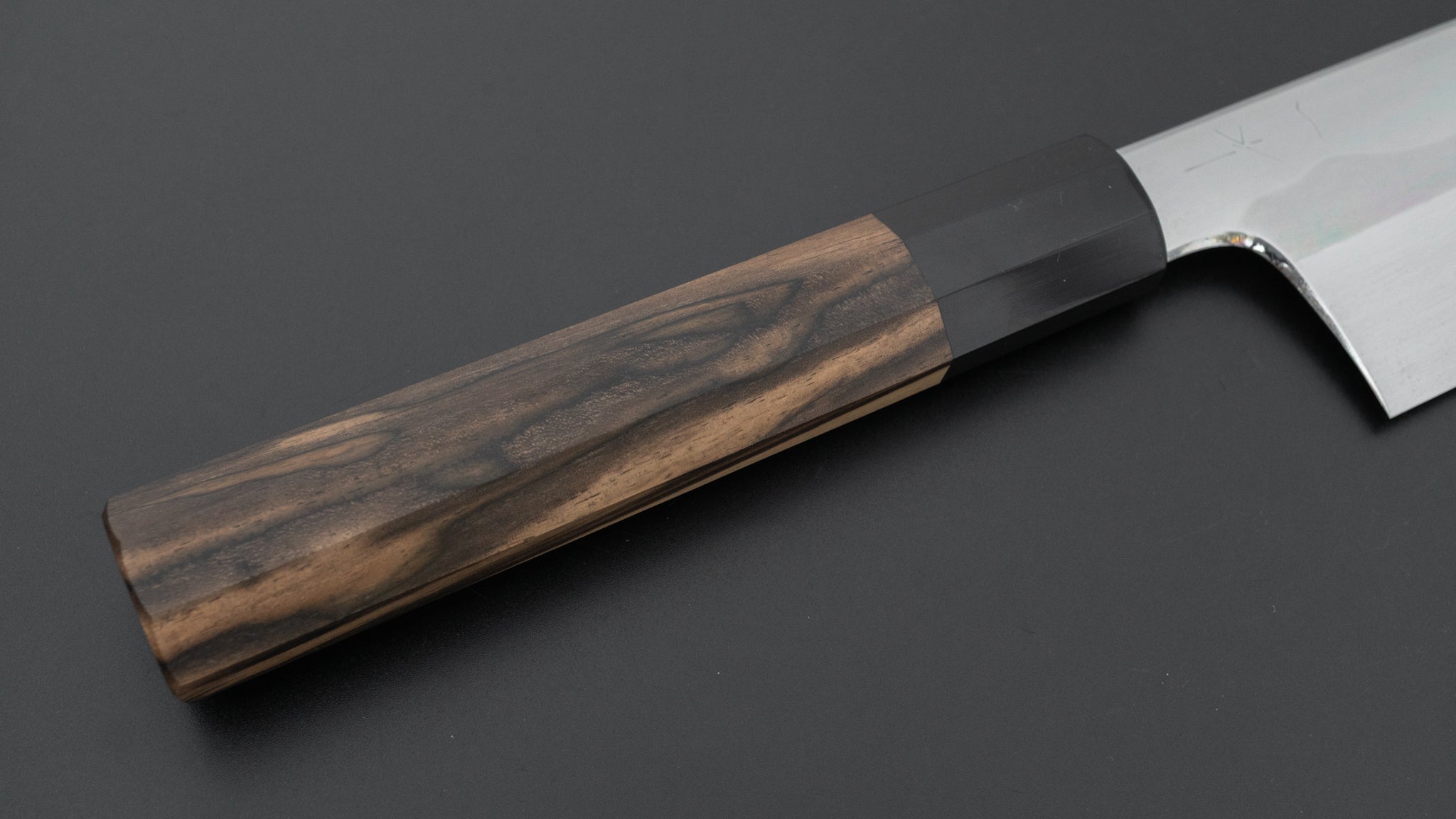 Hitohira Togashi White #1 Fuji Mizu Honyaki Gyuto 240mm Japanese Chef Knife with Kurokaki Persimmon Handle & Saya - Premium Kitchen Knife for Professional Chefs & Home Cooking, Sushi, Meat Cutting