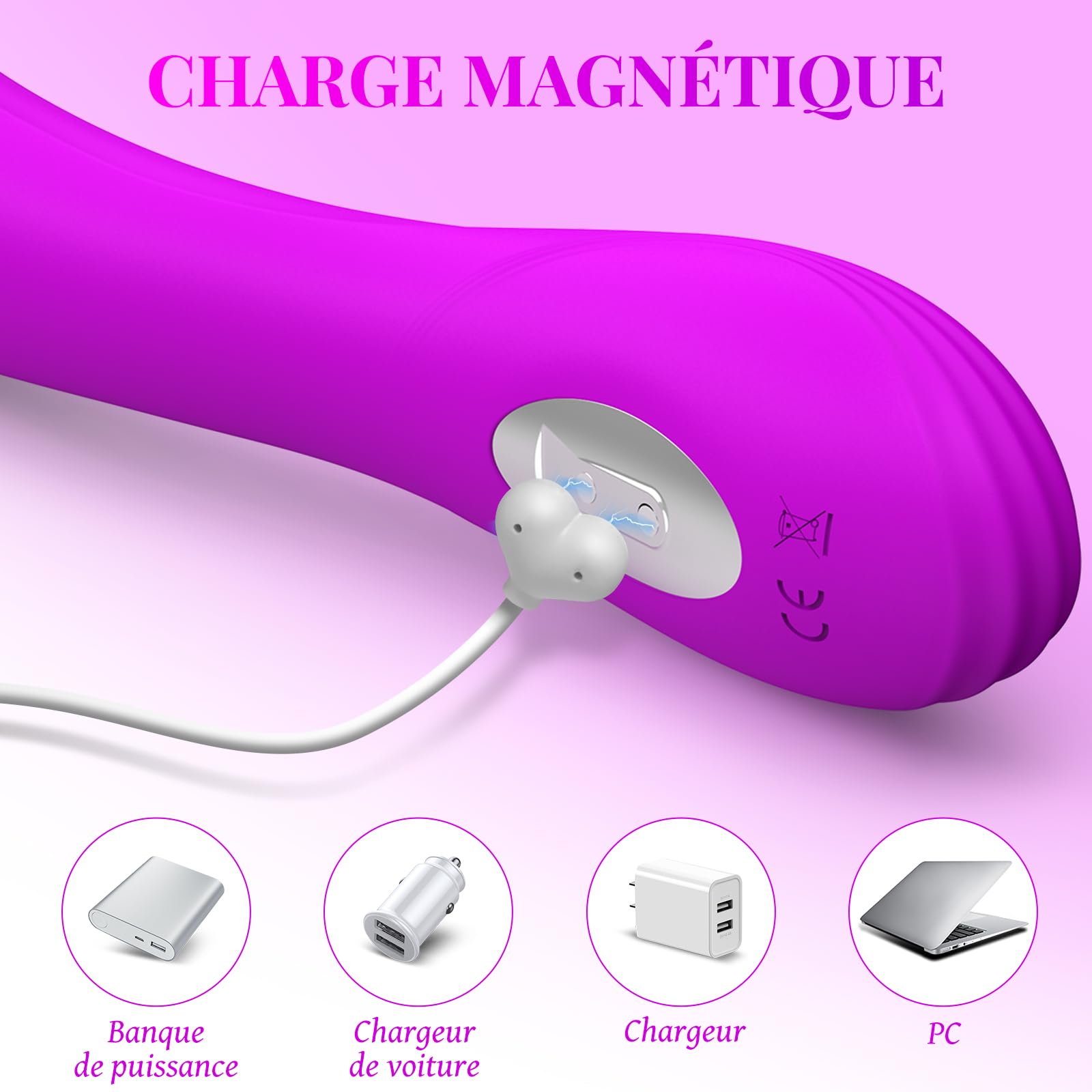 Powerful 12-Speed Clitoral Vibrator for Women - Realistic G-Spot Stimulator, Waterproof & Rechargeable Adult Sex Toy - Perfect for Solo Play, Couples & Sensual Massage