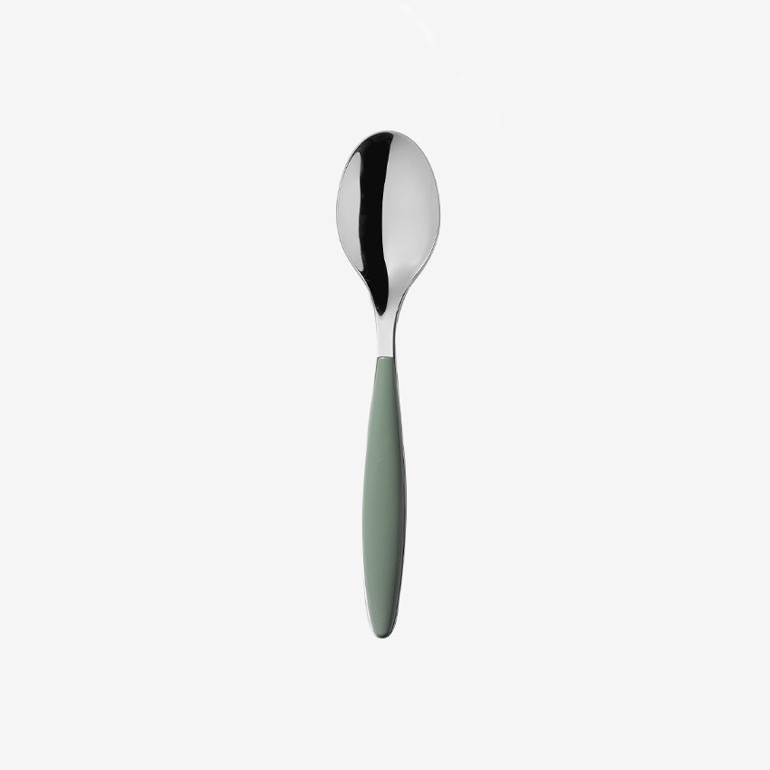 Guzzini Feeling Teaspoon Set - Premium Stainless Steel Tea Spoons for Coffee, Dessert, and Tea - Perfect for Home, Cafe, and Restaurant Use