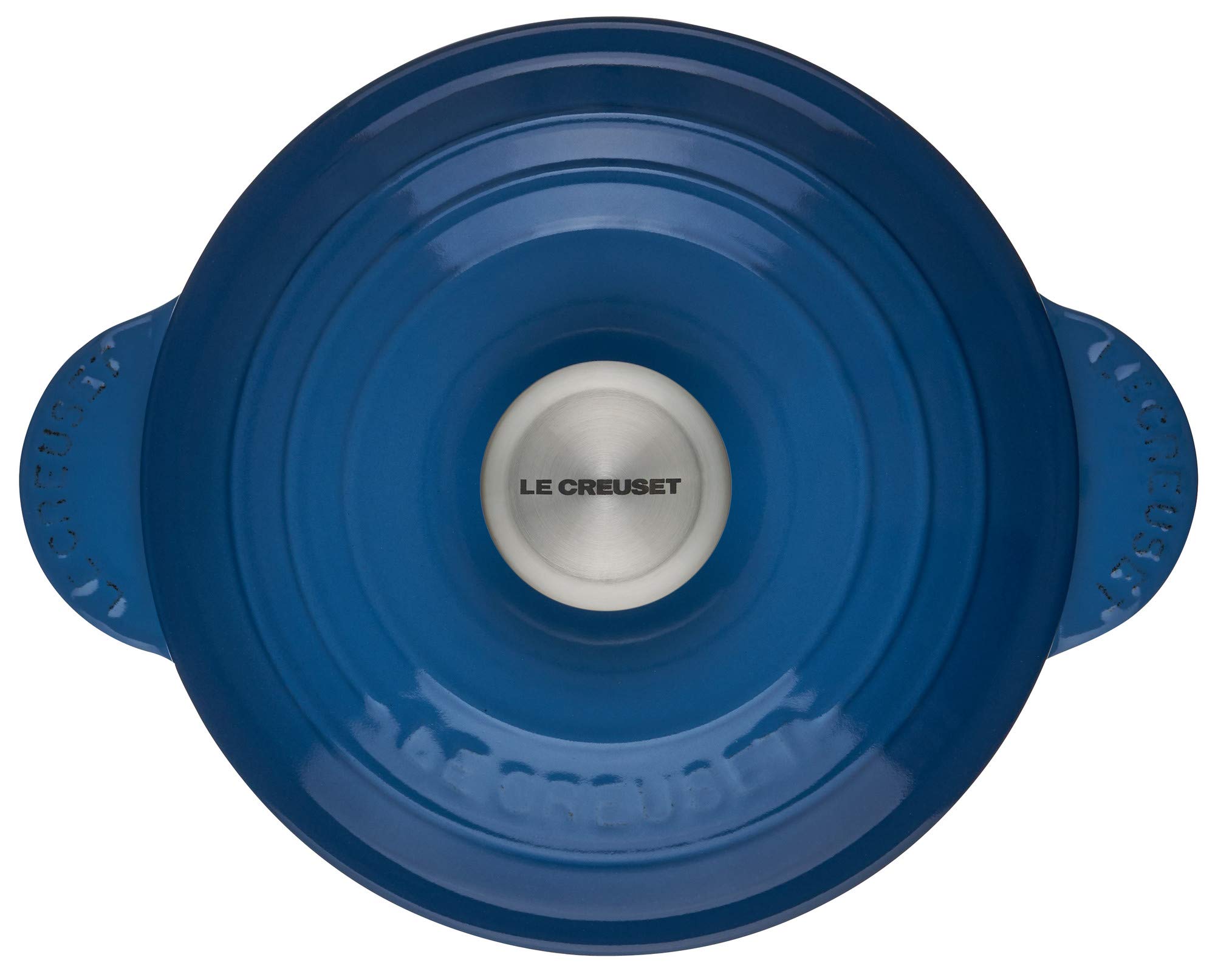 Le Creuset Enameled Cast Iron Rice Cooker with Lid & Stoneware Insert, 2.25 Quart, Marseille Blue - Perfect for Stovetop Cooking, Serving & Kitchen Decor