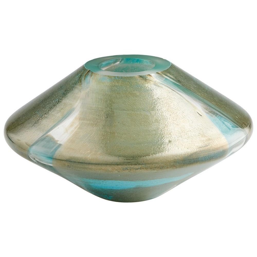 Cyan Design 07834 Stargate Vase - Small Glass Decorative Vase for Home Decor, Wedding Centerpiece, Floral Arrangement & Gift Ideas