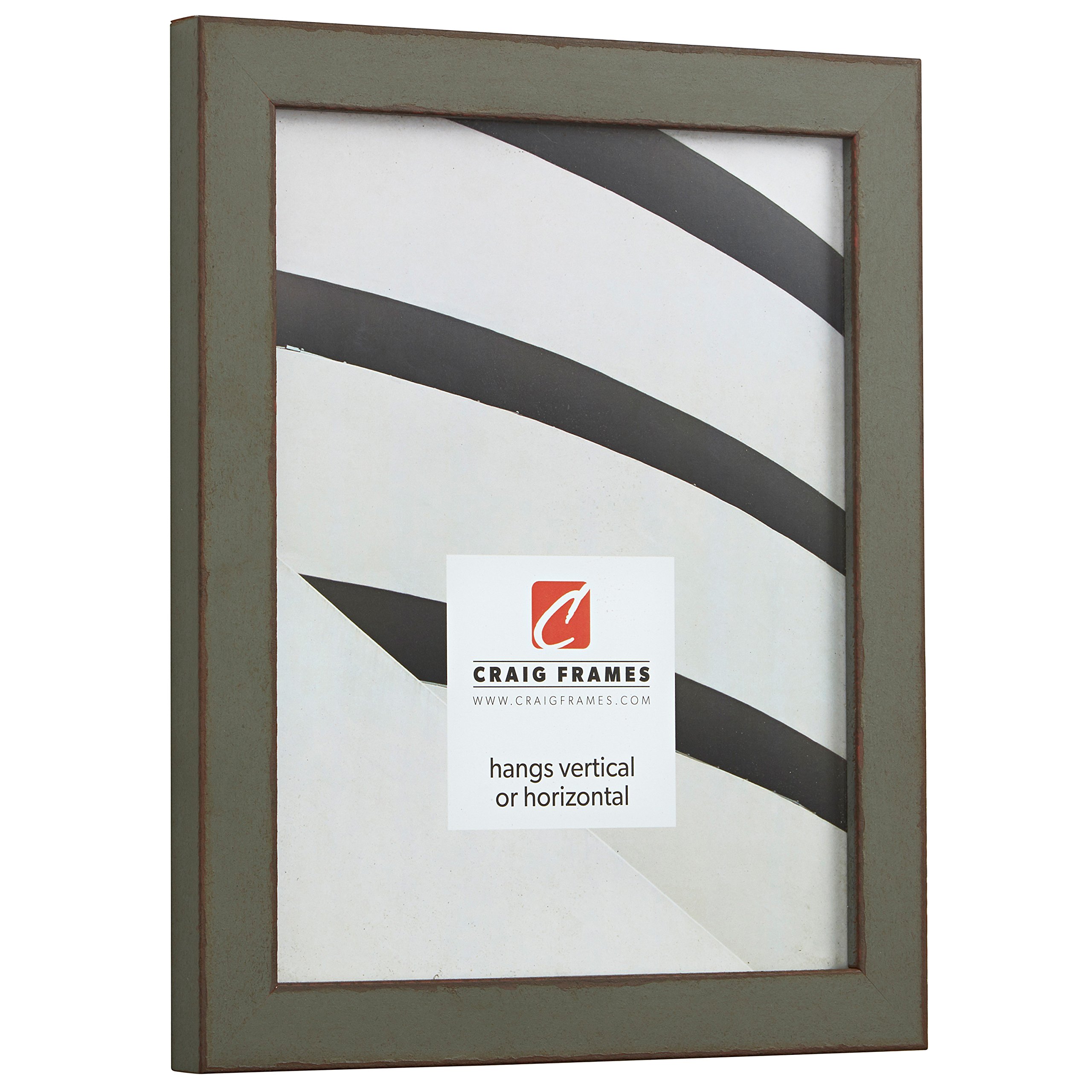 Craig Frames Ferro 12x36 Inch Grey Picture Frame - Modern Wall Art Display for Living Room, Bedroom, Office Decor