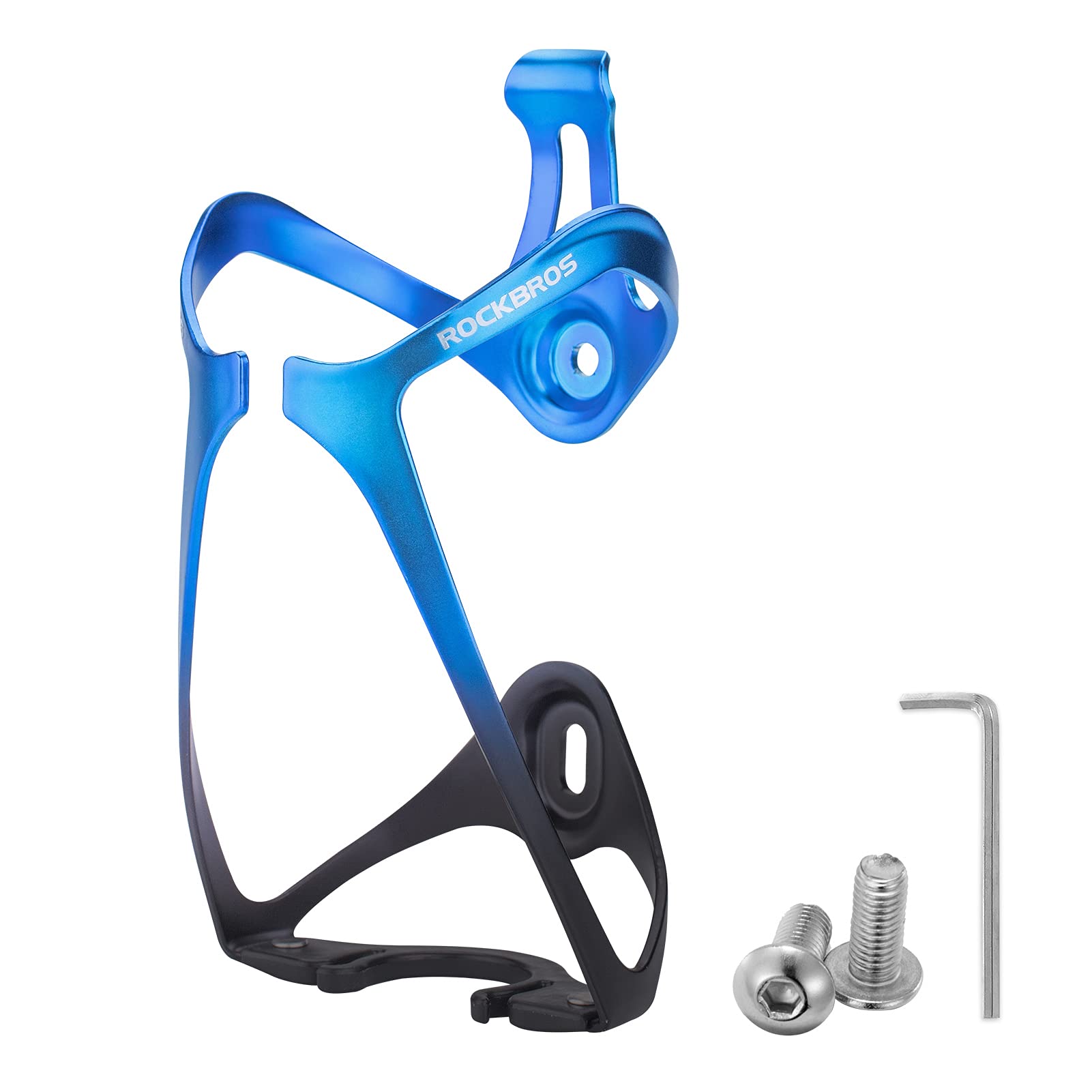 ROCKBROS Lightweight Aluminum Alloy Bicycle Water Bottle Cage - Durable Bike Cup Holder for Road & Mountain Bikes - Perfect for Cycling, Commuting & Outdoor Adventures