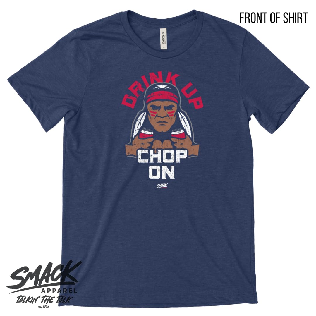 Atlanta Braves Baseball Fan T-Shirt - Bella Heather Navy Tee for Men & Women (S-5XL) - Perfect for Game Day, Tailgating & Showing Team Spirit