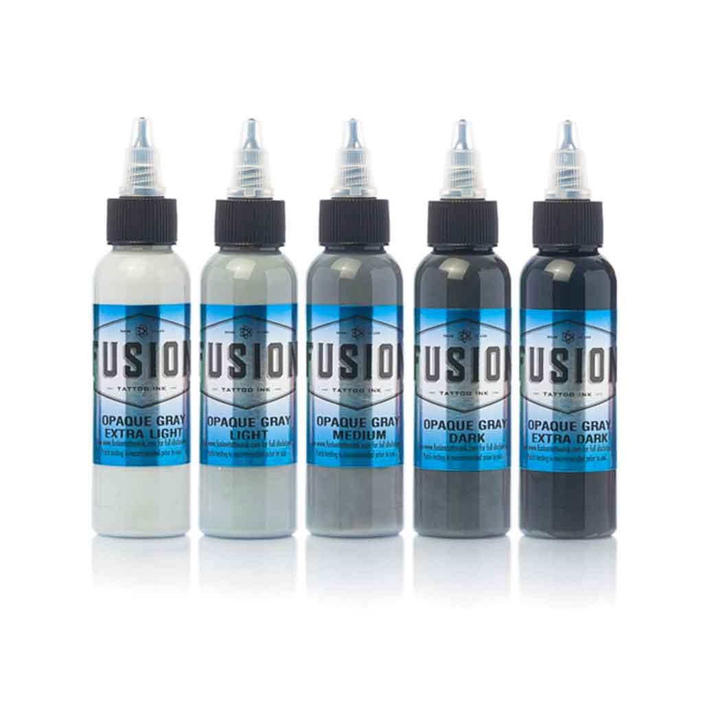 Premium Opaque Gray Fusion Ink Set - High-Quality Ink for Screen Printing, T-Shirts, and DIY Crafts | Perfect for Custom Apparel, Art Projects, and Home Decor