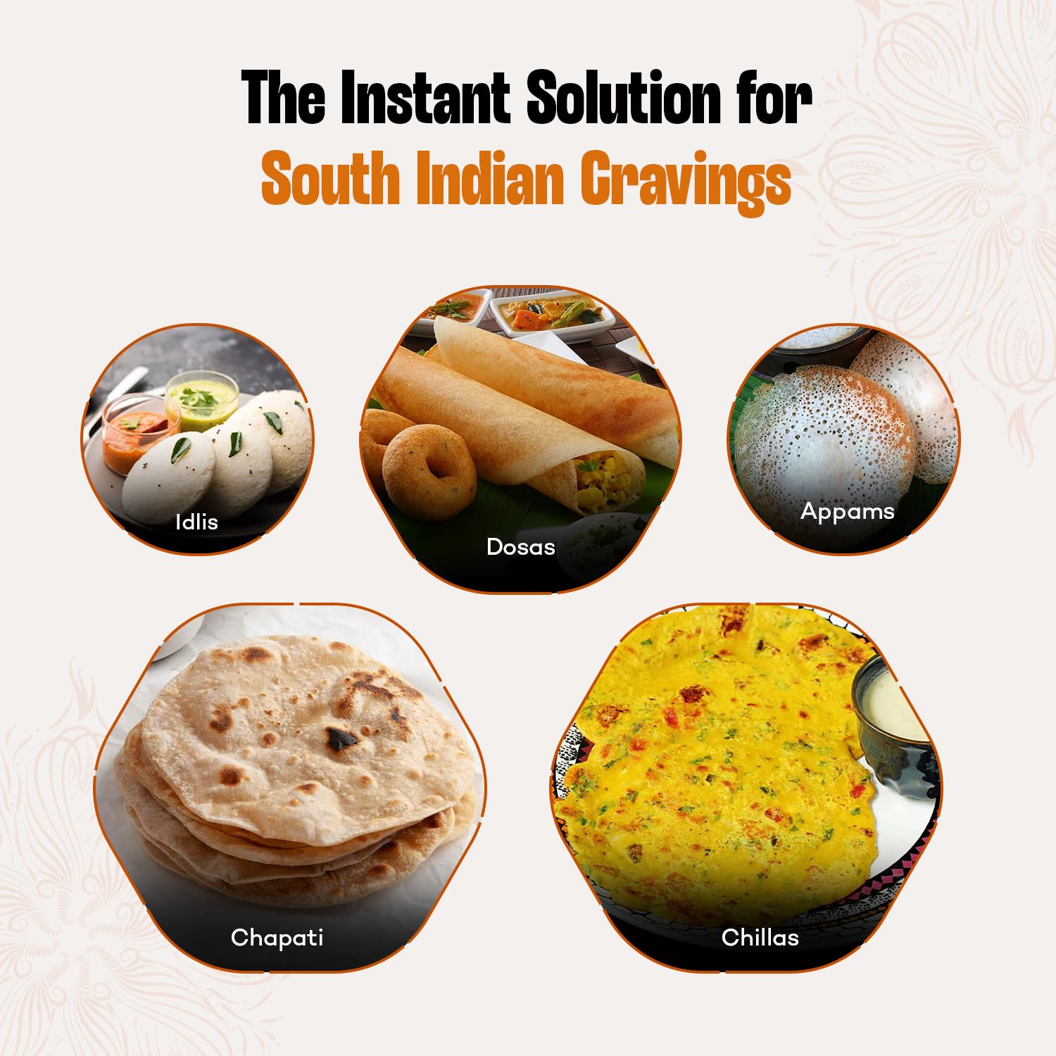 Urban Platter Instant Idli Chutney Powder - 250g | Authentic South Indian Spice Mix for Idli, Dosa & Vada | Perfect for Breakfast, Snacks & Indian Cooking