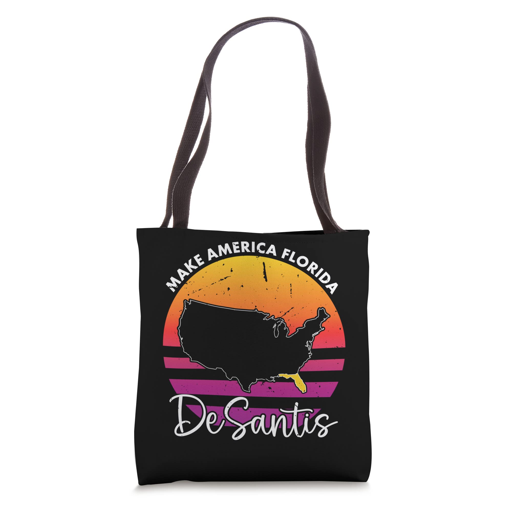 Ron DeSantis Florida Governor Tote Bag - Make America Florida - Durable Cotton Shopping Bag for Political Events, Beach Trips & Daily Use