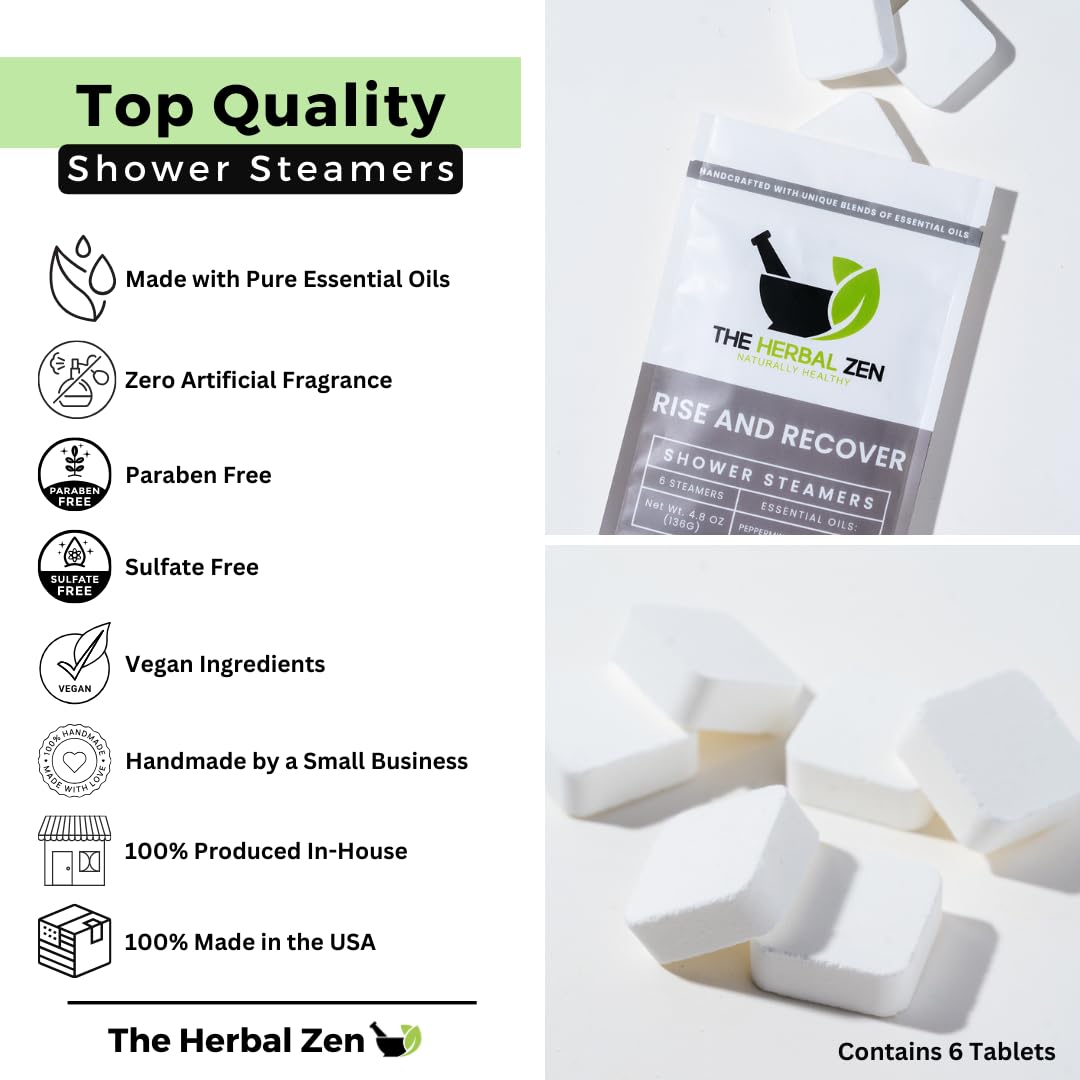 USA-Made Aromatherapy Shower Steamers with Essential Oils - Relaxing Shower Bombs for Women, Spa & Birthday Gifts | Perfect for Stress Relief, Home Spa Days & Self-Care Moments