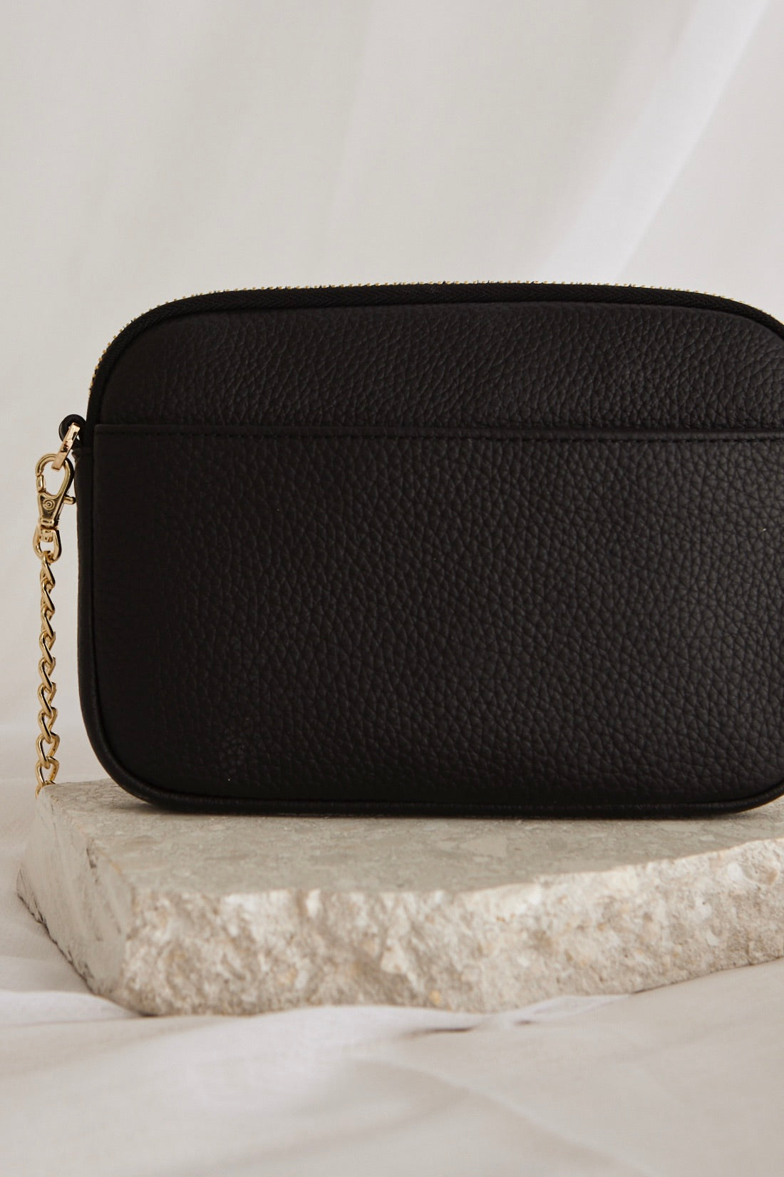 Florence Genuine Black Leather Crossbody Bag for Women - Stylish & Durable Single Pouch Purse - Perfect for Work, Travel & Evening Out