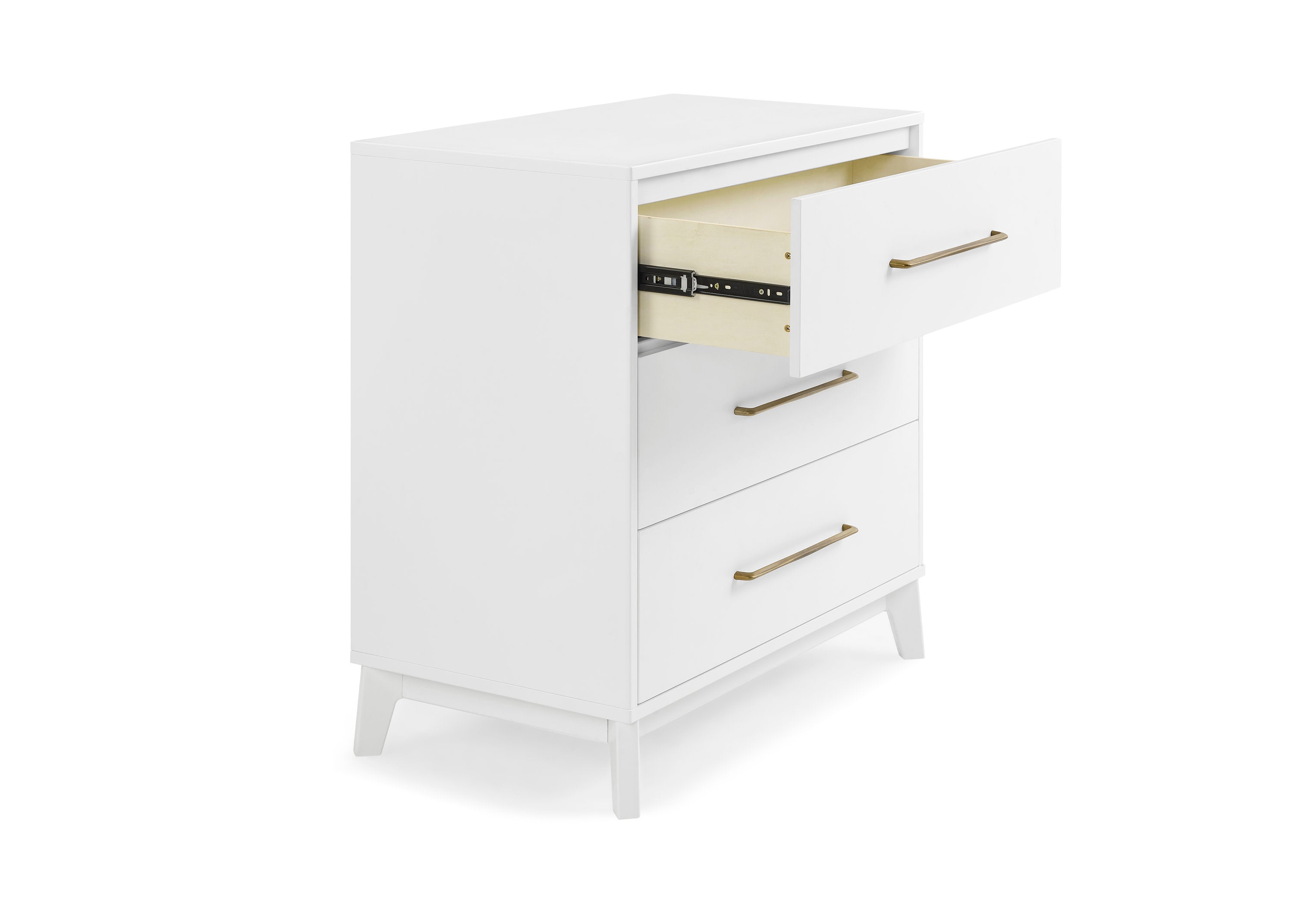 Spencer 3 Drawer Baby Dresser with Changing Table Top & Safety Interlocking Drawers - Perfect for Nursery Organization & Diaper Changing Station