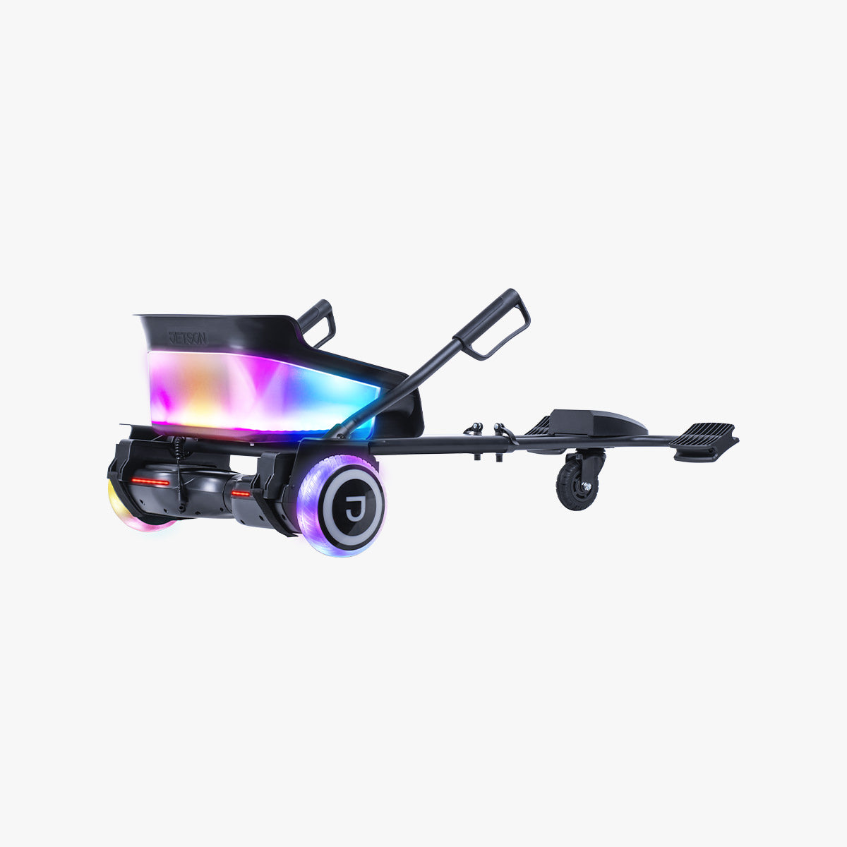 Remix Light Up JetKart - LED Glow Racing Kart for Kids & Adults, Electric Drift Go Kart with Remote Control - Perfect for Backyard Racing, Birthday Parties & Outdoor Fun