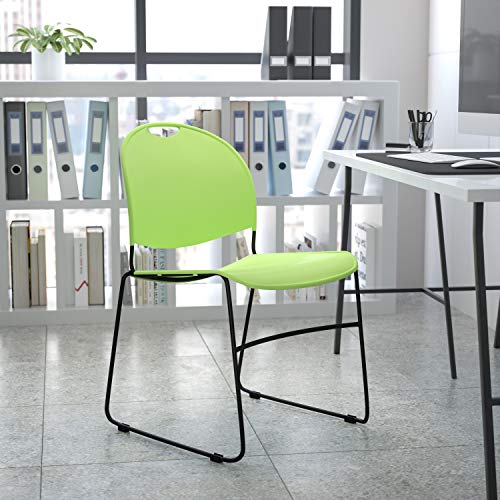 Green Plastic/Black Frame