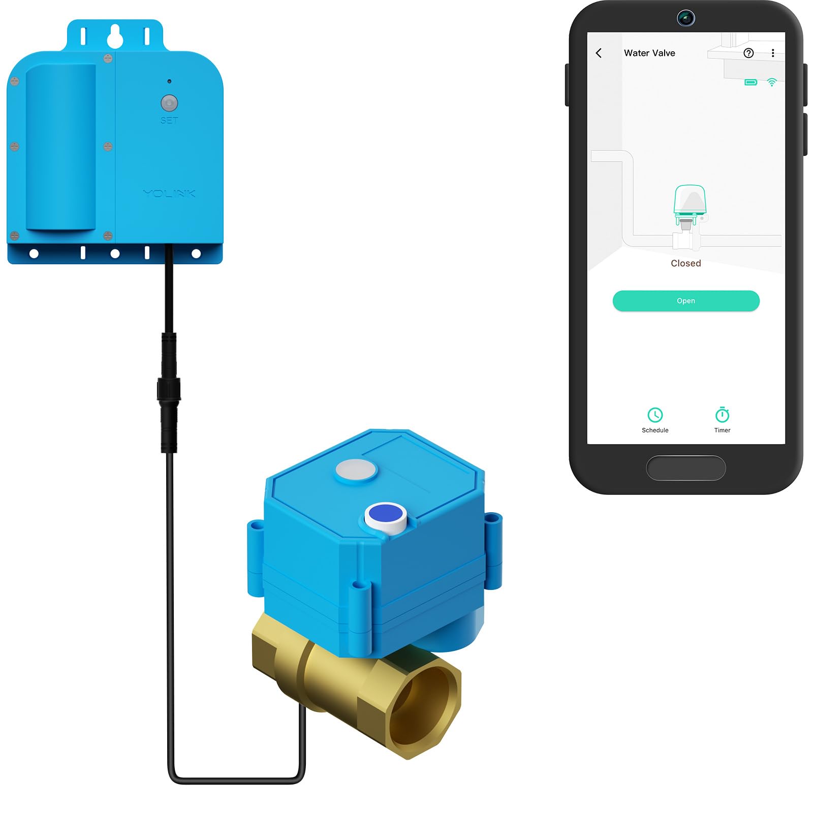 YoLink X3 Smart Valve Controller - 3/4