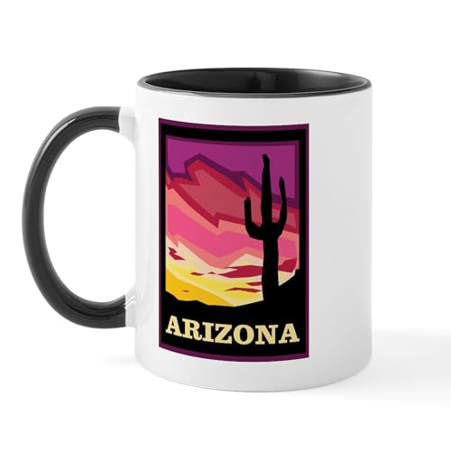 White/Black Inside - Arizona Mug