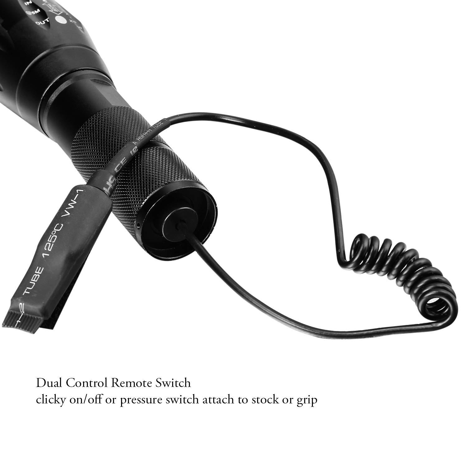 KL45 1000 Lumen Predator Hunting Flashlight - Green Zoomable Light with Remote Switch for Hogs, Coyotes & Varmints | Ideal for Night Hunting, Wildlife Observation & Outdoor Security