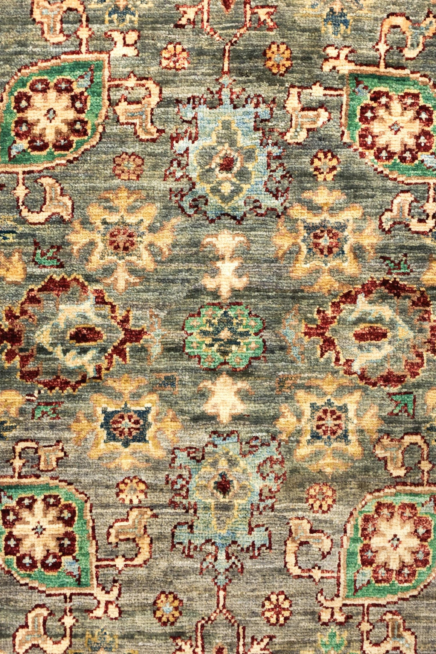 Amritsar Handwoven Traditional Rug - Authentic Indian Wool Carpet for Living Room, Bedroom & Home Decor | J78784