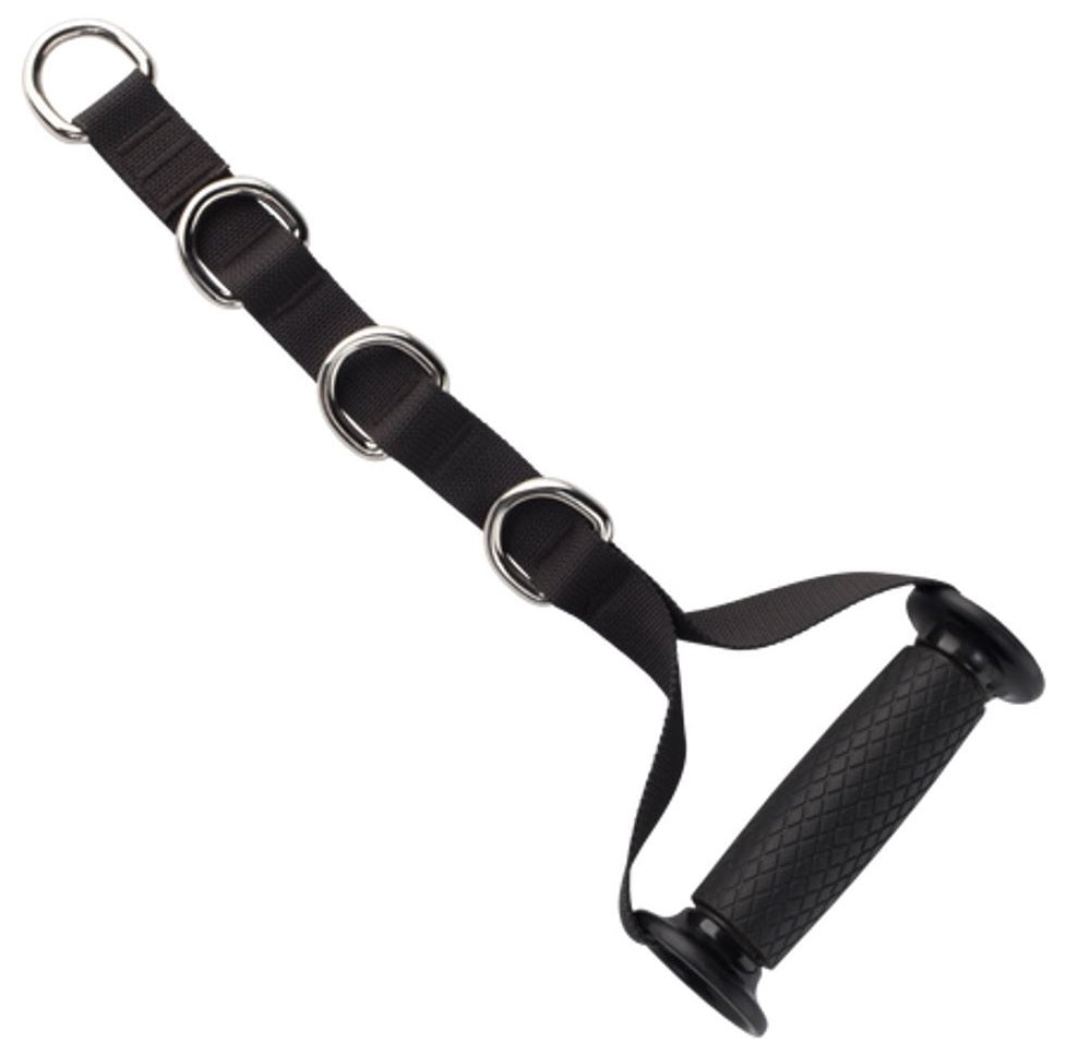 Body Solid Adjustable Nylon Handle - Heavy Duty Gym Equipment for Home & Commercial Use - Perfect for Weightlifting, Strength Training & Fitness Workouts