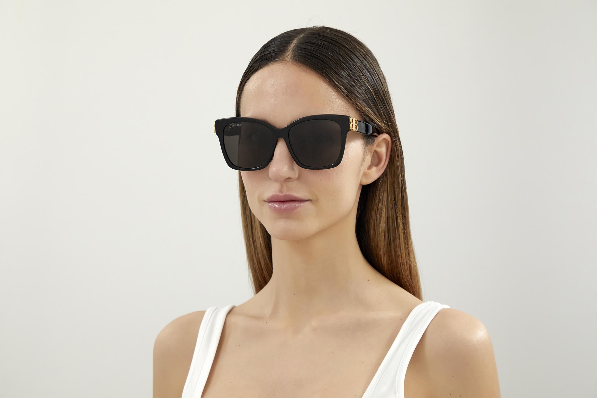 Balenciaga BB0102SA Sunglasses for Asian Fit - UV Protection, Polarized Lenses for Men & Women - Perfect for Driving, Travel, and Outdoor Activities