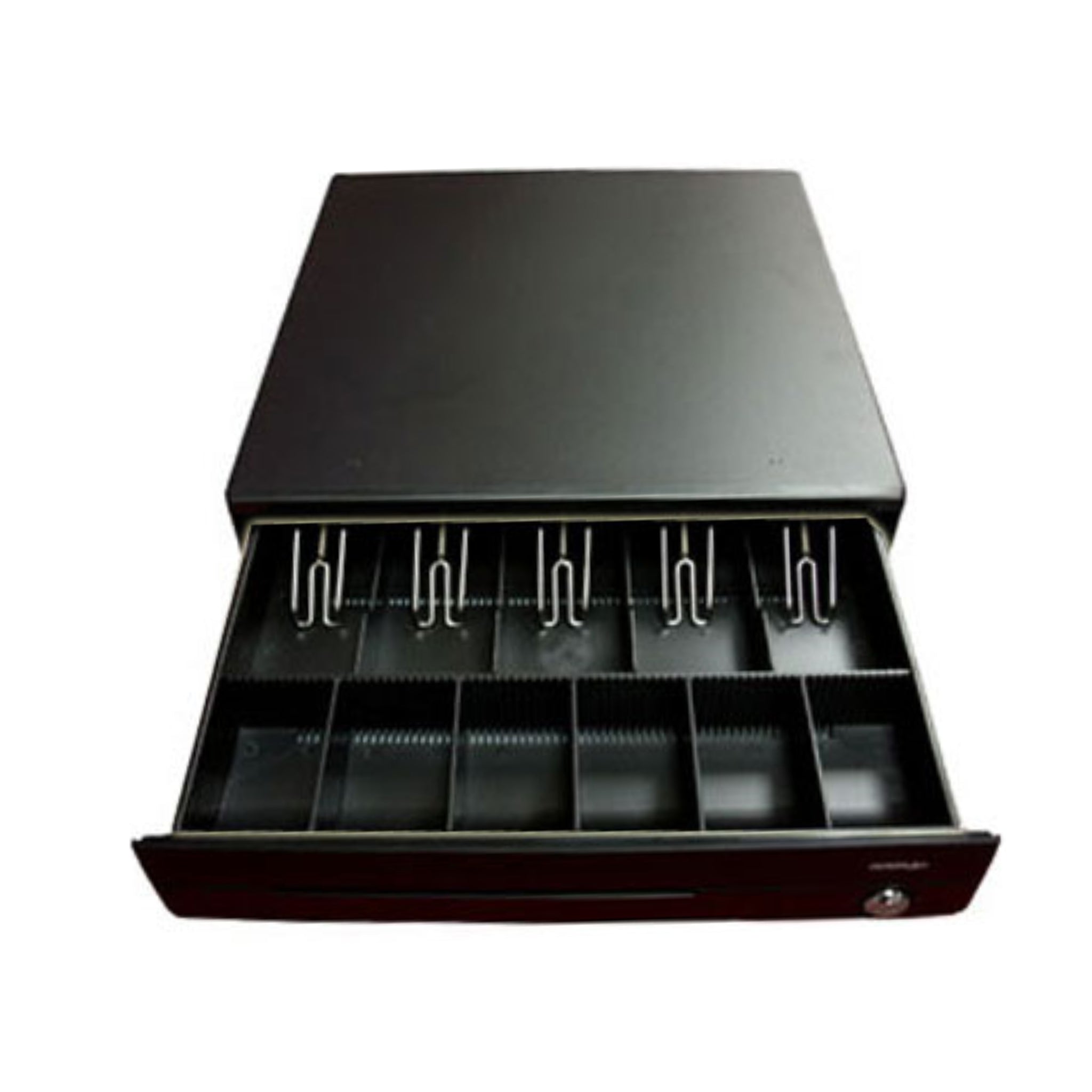 Posiflex CR 3000 Cash Drawer - 5 Bill & 6 Coin Compartments, Durable Scratch-Resistant Design for Retail Stores & Restaurants