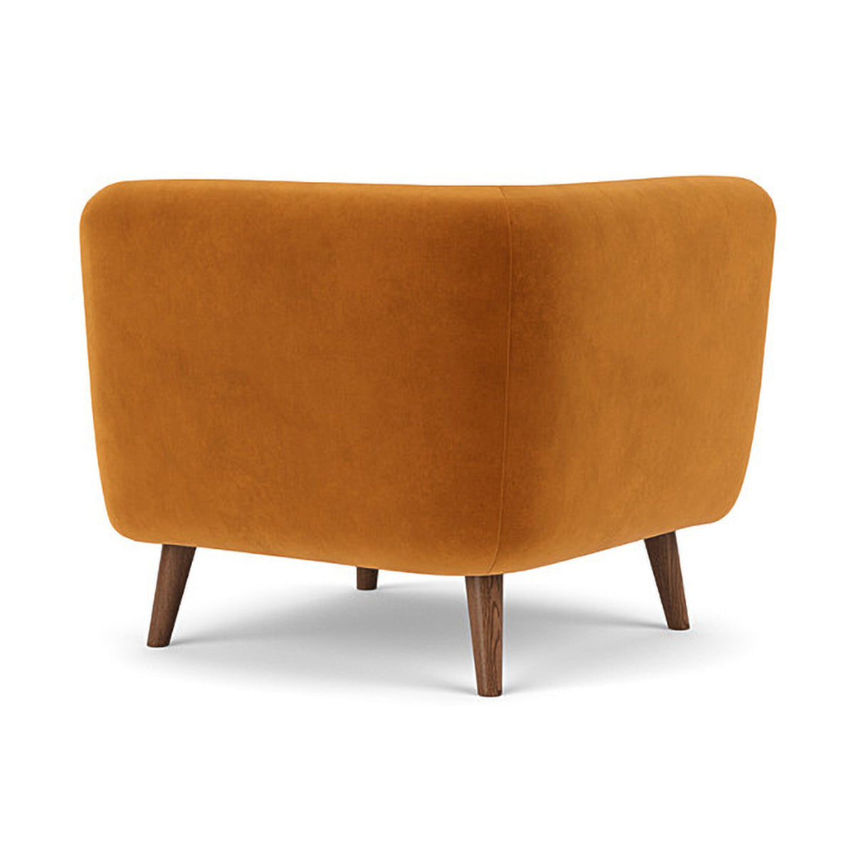 Alfred Fabric Right 1 Seater Modular Sofa - Modern Comfortable Single Chair for Living Room, Bedroom & Small Spaces