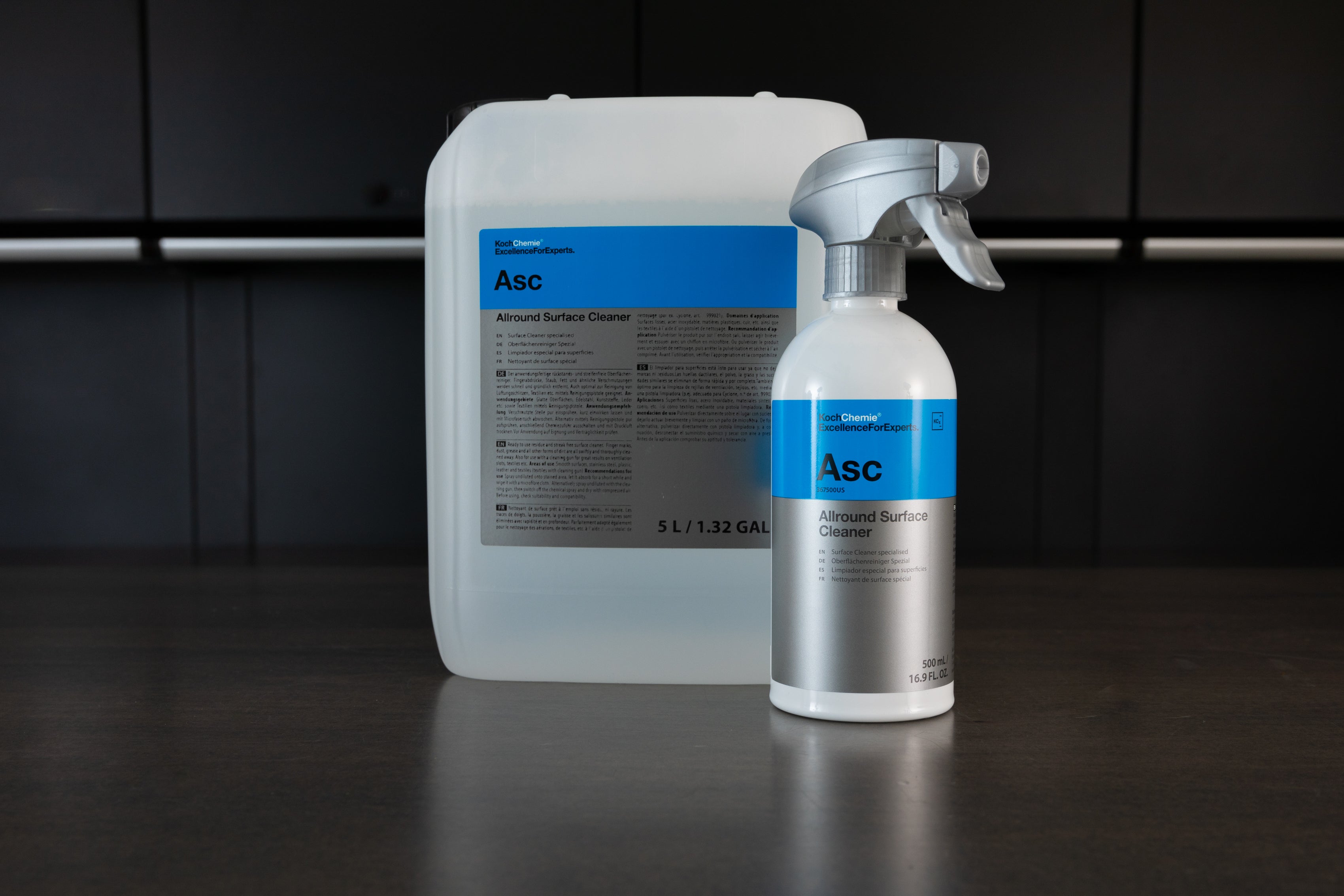 Koch Chemie ASC Allround Surface Cleaner - Premium Car & Home Multi-Surface Cleaner for Interior & Exterior Cleaning
