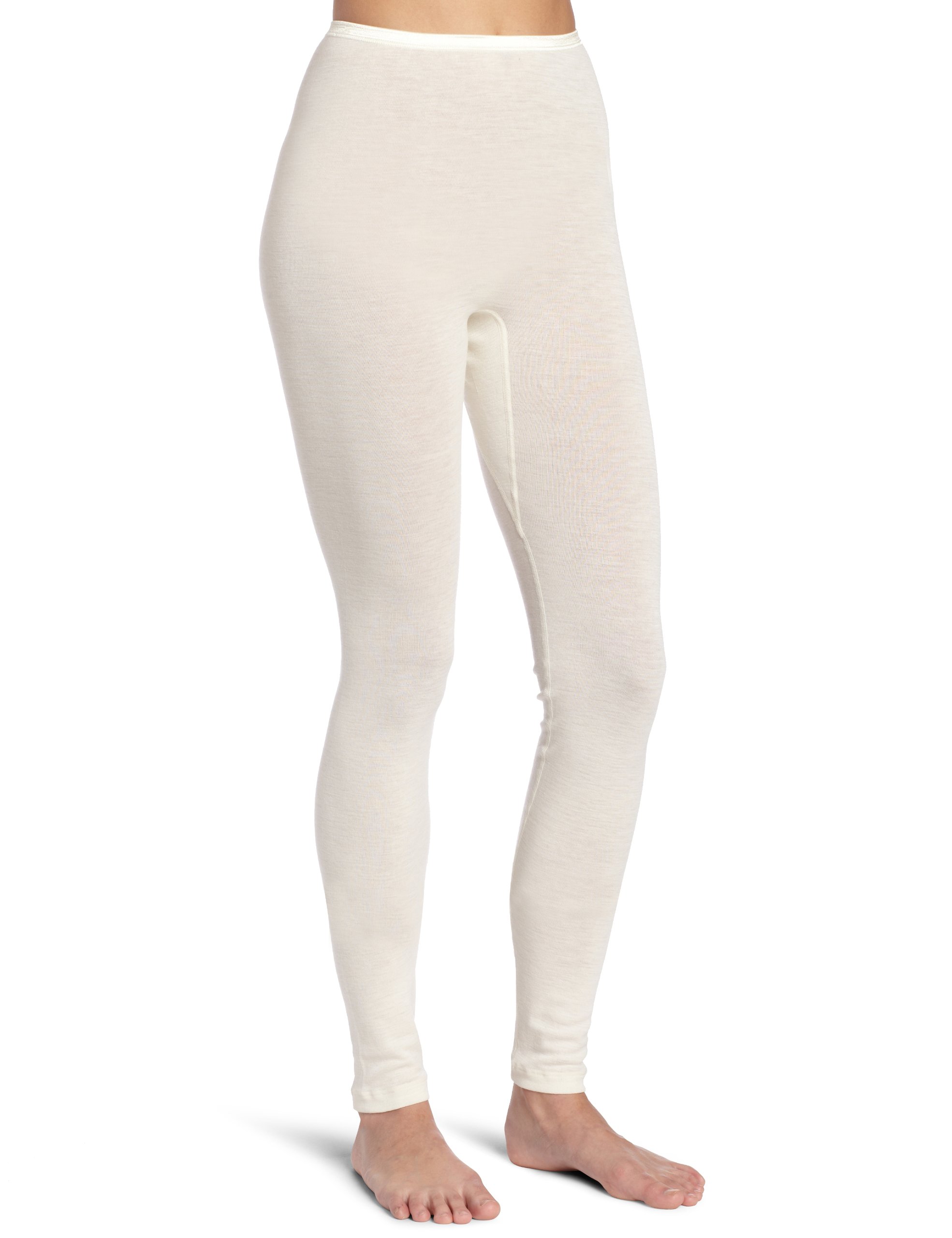 Hanro Women's Woolen Silk Leggings - Soft & Warm Winter Tights for Yoga, Lounge & Cold Weather Comfort