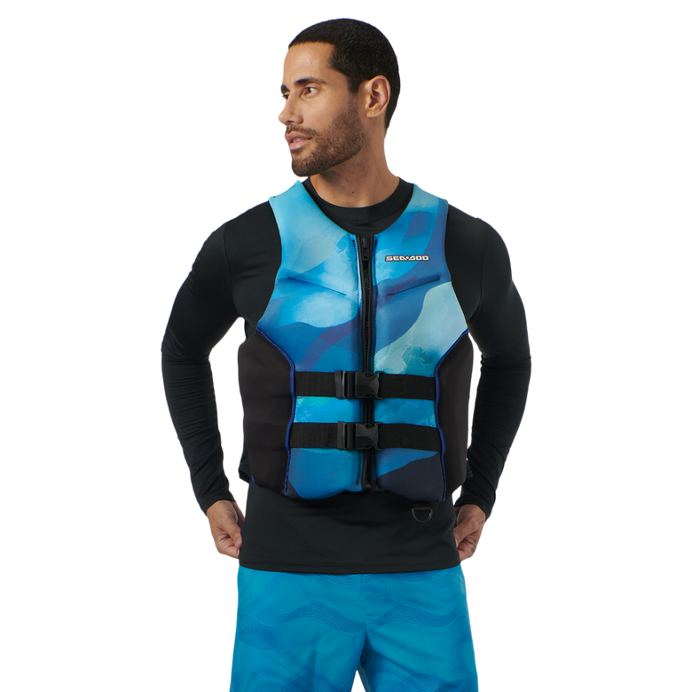 Airflow Sunset Edition PFD Life Jacket - USCG Approved Comfortable Inflatable Life Vest for Boating, Kayaking & Water Sports