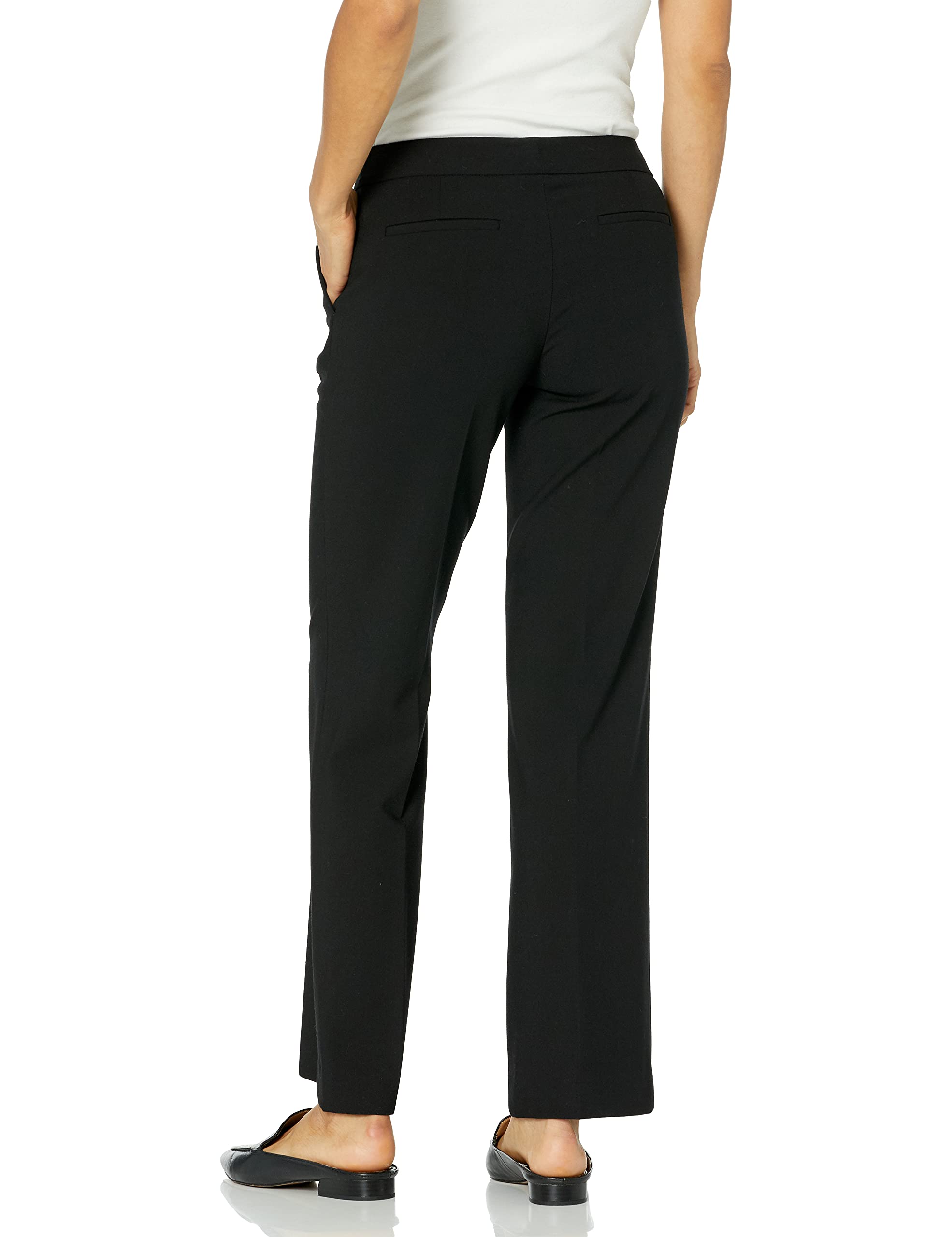 Calvin Klein Women's Professional Work Pants with Zipper Fly - Office Wear, Business Casual & Formal Trousers for Work, Interviews & Corporate Events