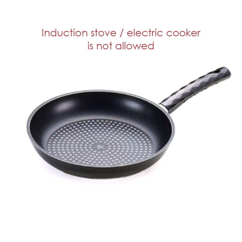Happycall Diamond-Coated Porcelain Pan and Pot Set - 5-Piece Nonstick Cookware for Induction (28cm Frying Pan, 28cm Royal Pan, 28cm Grill Pan, 20cm Pot with 28cm Lid) - Perfect for Home Cooking, Family Meals & Professional Kitchens