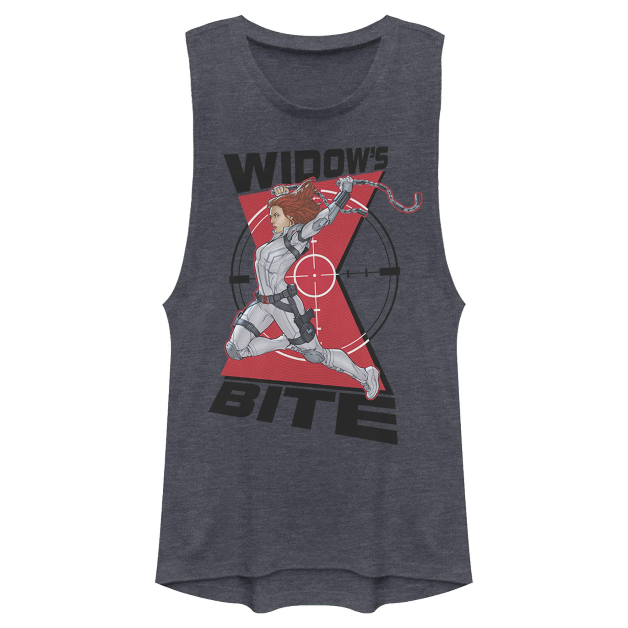 Marvel Black Widow Bite Women's Muscle Tank for Gym & Cosplay