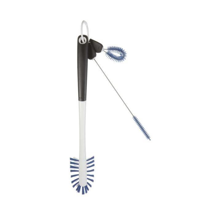 Good Grips Water Bottle Cleaning Brush Set - Long Handle Bottle Brush for Deep Cleaning, Reusable & Durable - Perfect for Sports Bottles, Baby Bottles & Travel Mugs