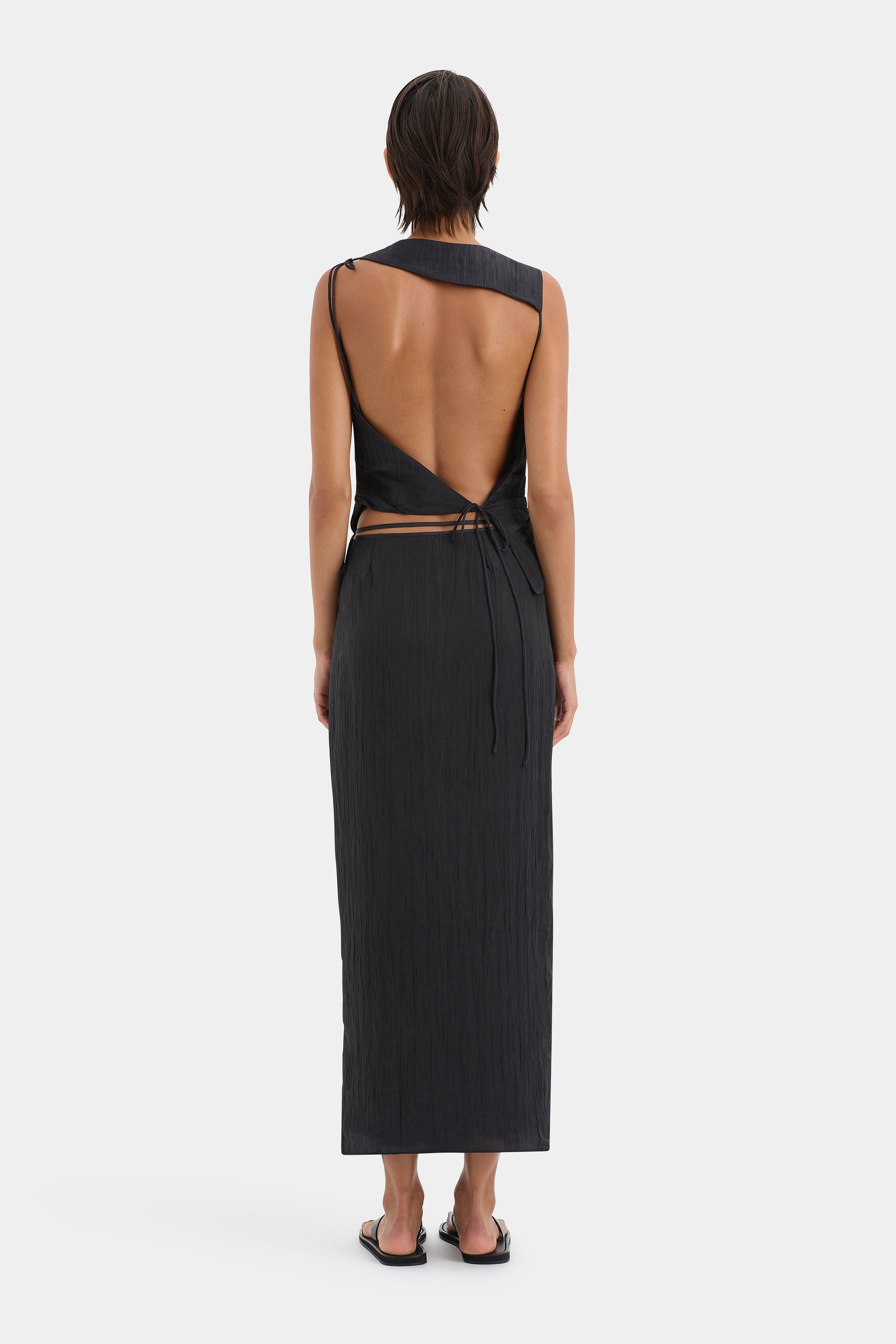 Ligera Open Back Top for Women - Sexy Sleeveless Summer Blouse - Perfect for Beach, Party & Date Night Outfits