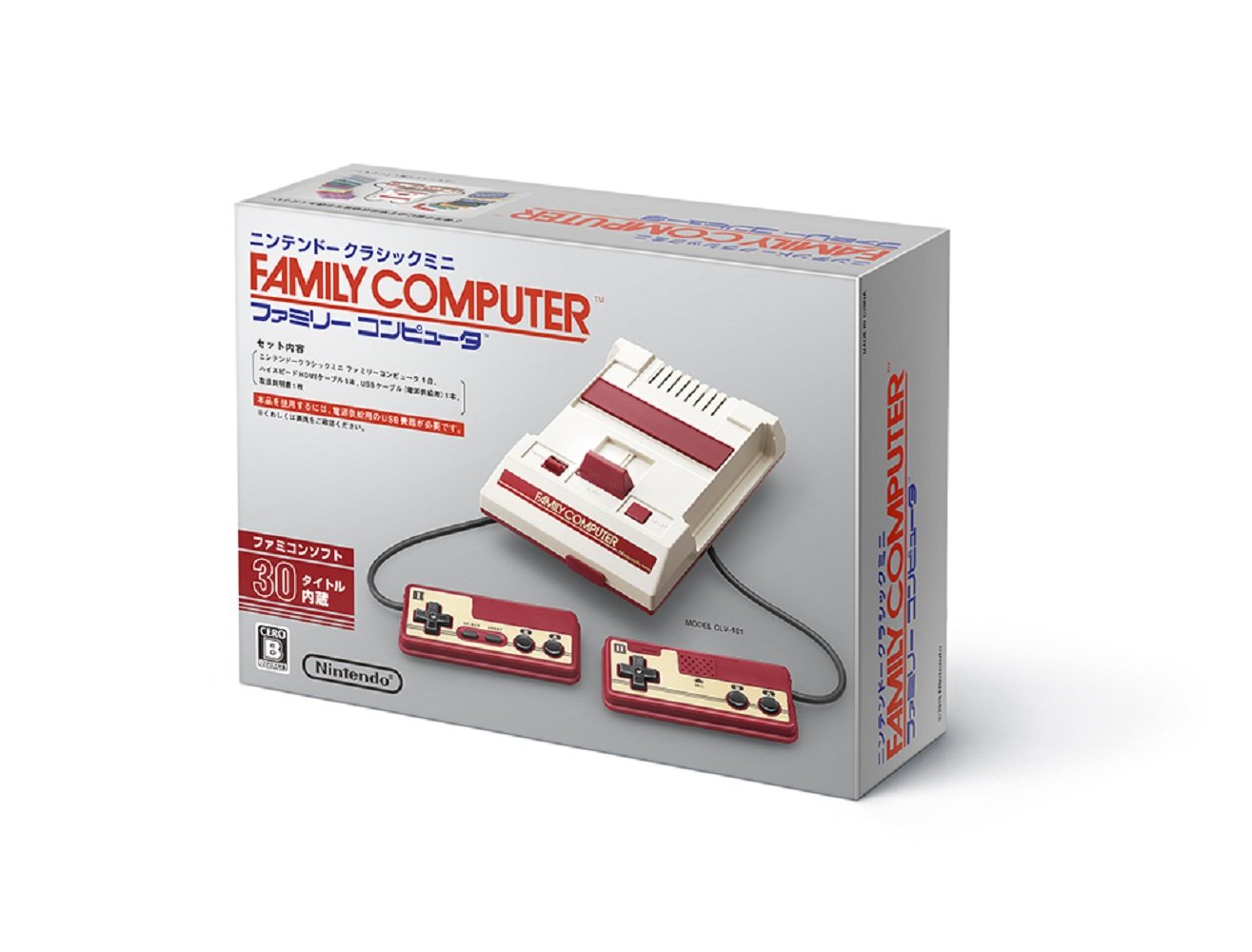 Nintendo Classic Mini Family Computer - Amazon Exclusive with 30 Original Postcards | Retro Gaming Console for Home Entertainment & Gift Giving