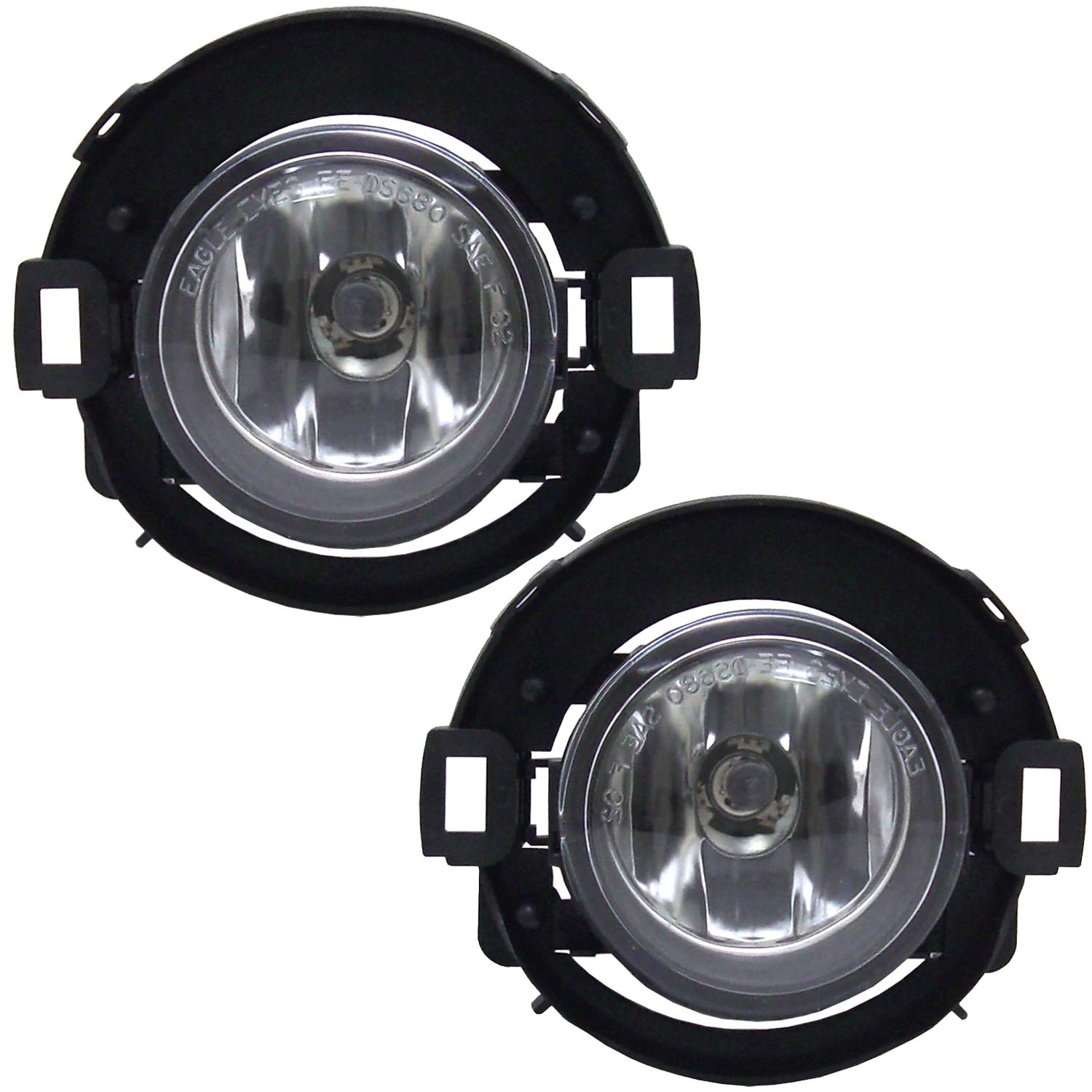 05-15 Nissan Xterra Fog Lights Bumper Lamps Pair - Driver & Passenger Side Replacement Lights for Off-Road & Night Driving Safety