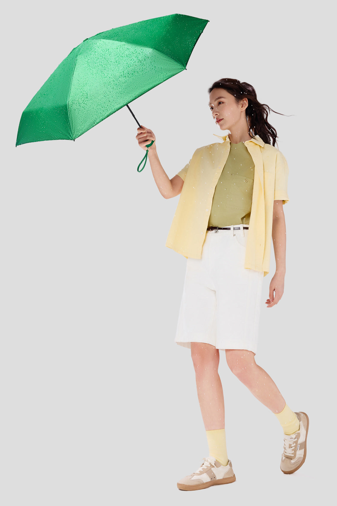 Nimbus Compact Sun Umbrella UPF50+ UV Protection - Portable Travel Beach Umbrella for Outdoor Activities, Picnics, and Poolside Relaxation