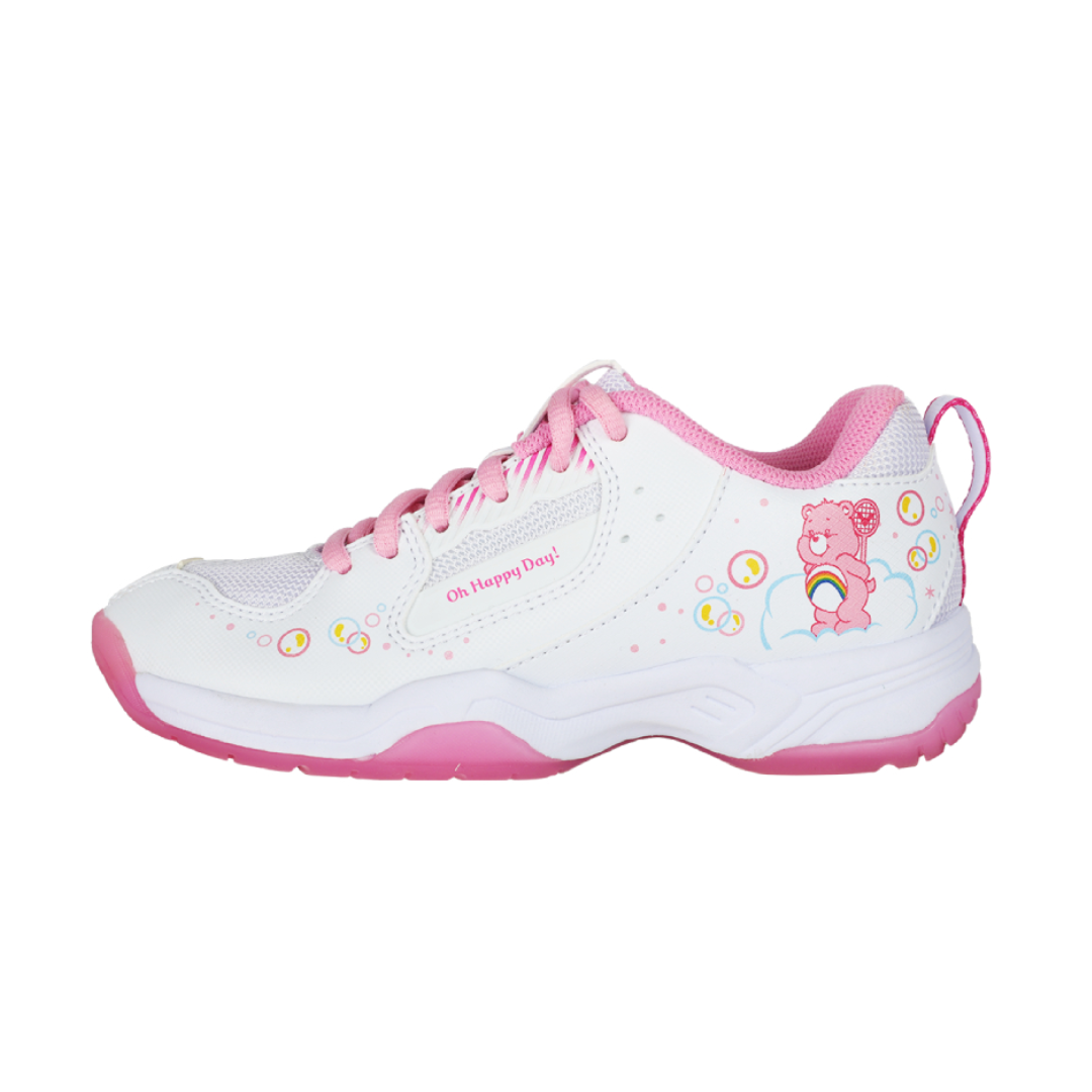 Victor X Care Bears Junior Court Shoes for Girls - Lightweight & Comfortable Sneakers for School, Play & Everyday Wear