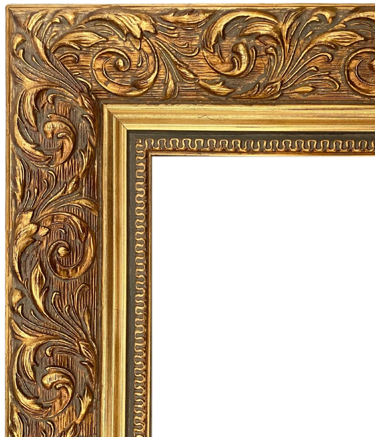 Bella French Ornate Embossed Wood Wall Picture Frame 2.5