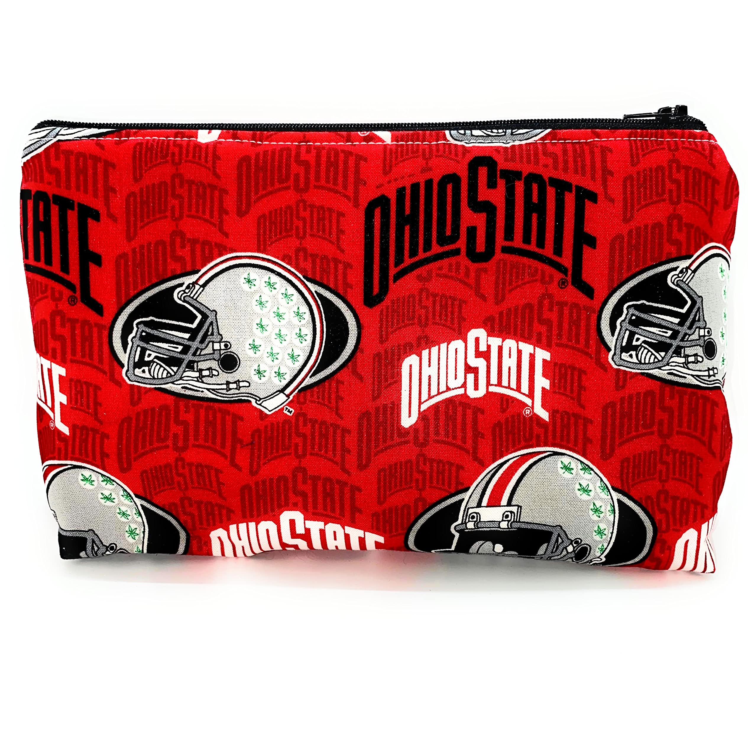 Ohio Zipper Pouch - Waterproof Makeup Bag & Travel Cosmetic Organizer for Women | Perfect for Travel, Gym, and Daily Essentials Storage