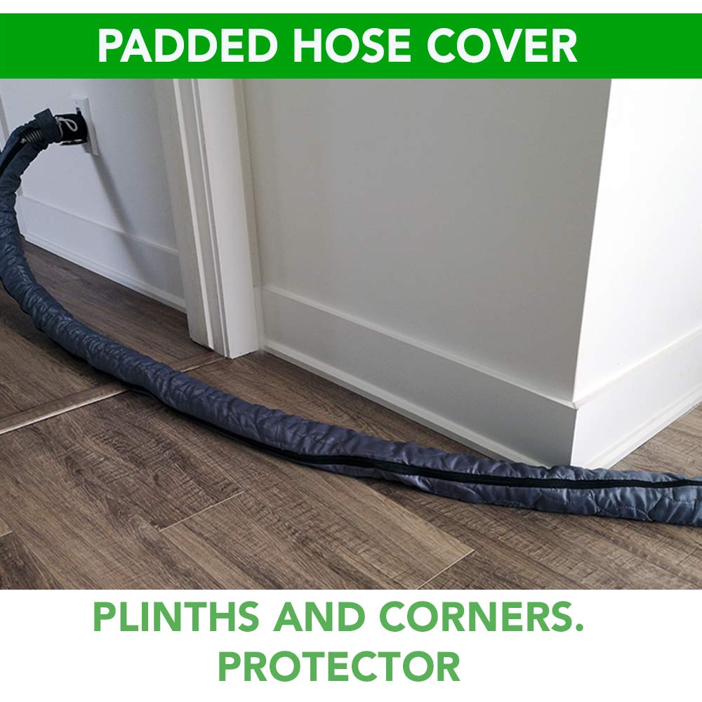 OVO Universal Padded Central Vacuum Hose Cover - Fits 35-37ft Hoses, Machine Washable, Easy Zipper Installation | Home Cleaning & Floor Care Accessory