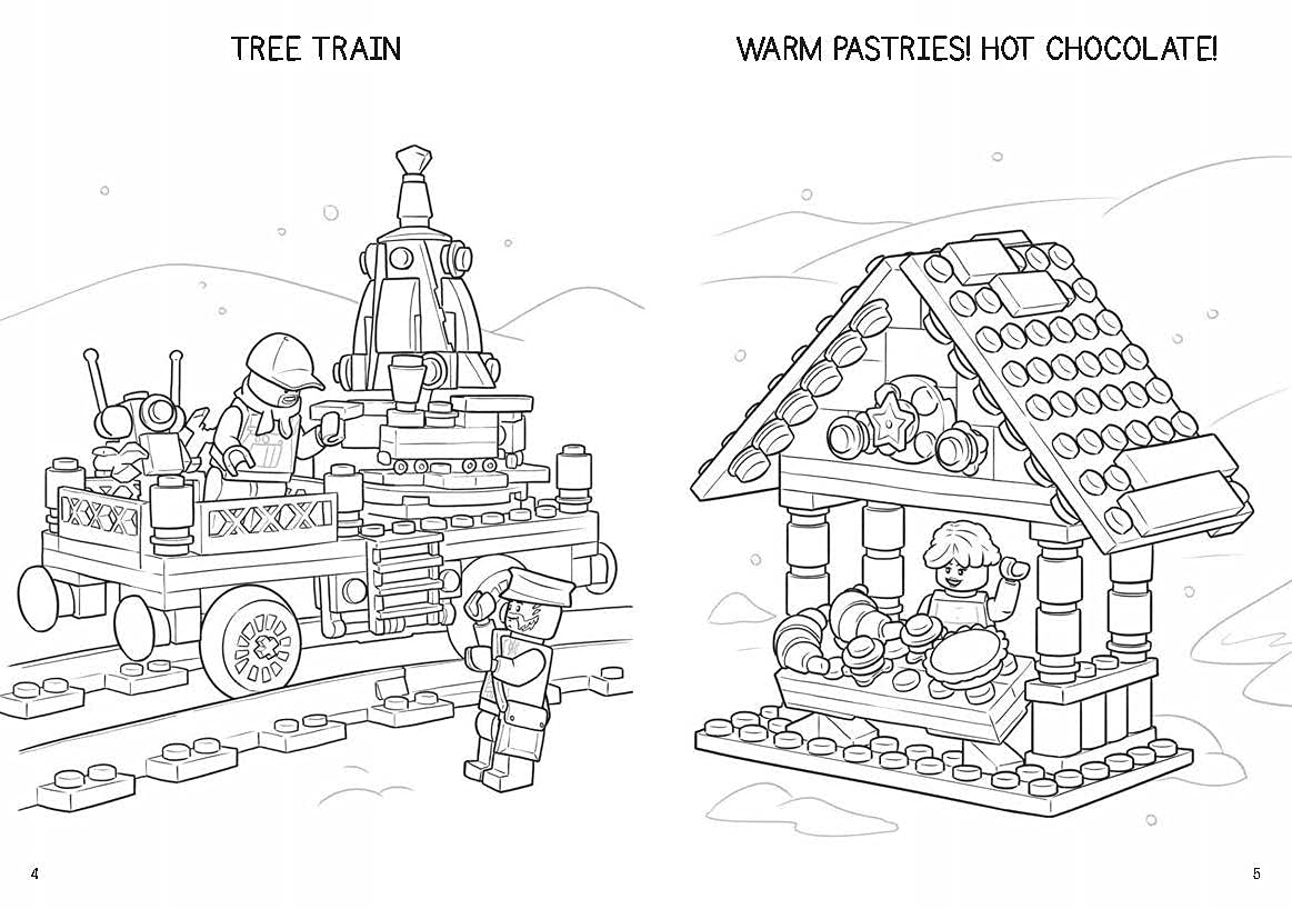 LEGO® Fun to Color Christmas Coloring Book - Creative Holiday Activity for Kids & Adults | Perfect for Christmas Gifts, Stocking Stuffers & Family Bonding