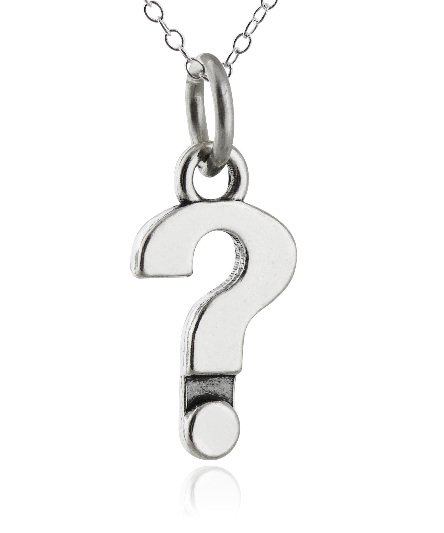 FashionJunkie4Life Unique Sterling Silver Pendant Necklace for Women - 18