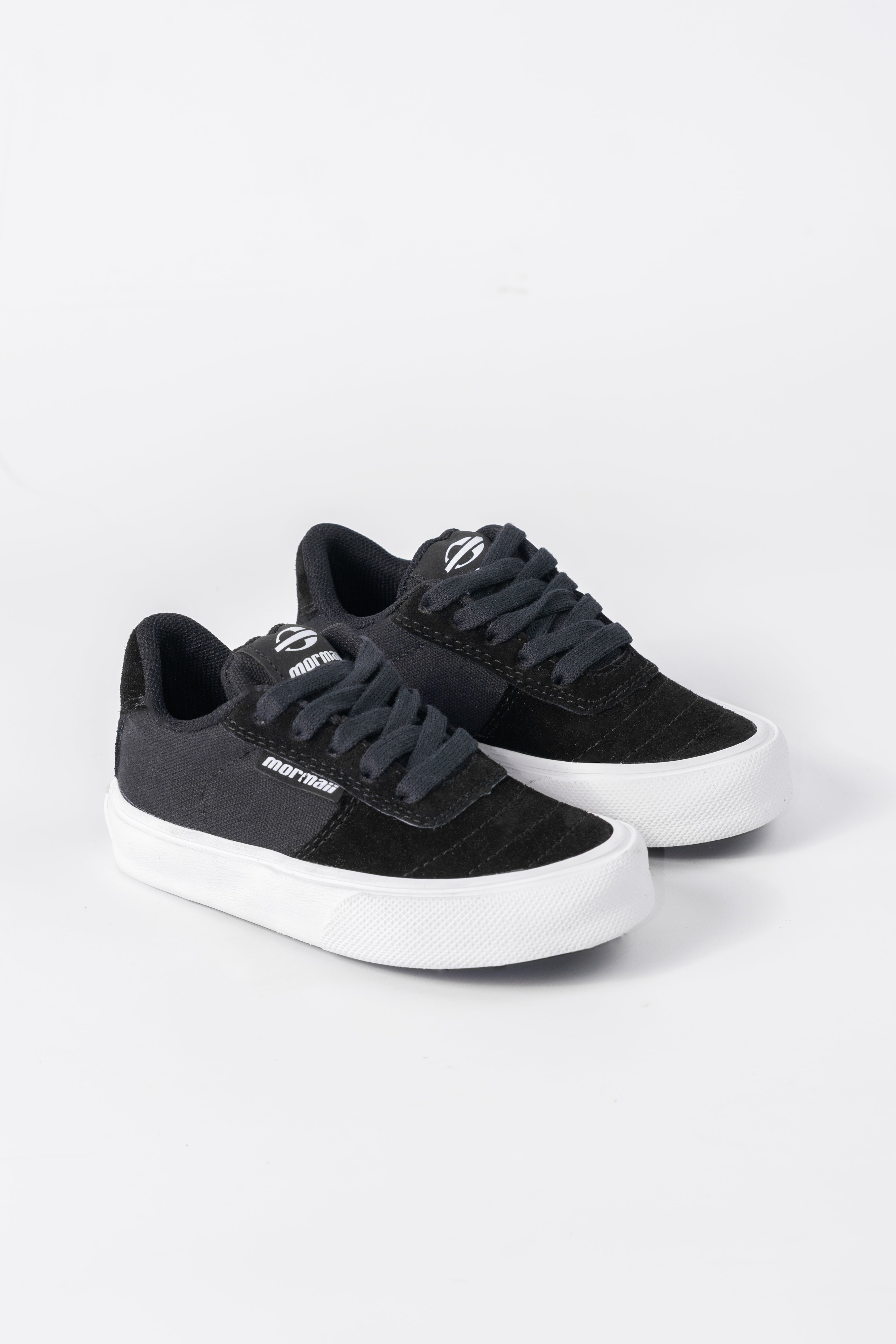 Mormaii Kids Black Sneakers - Lightweight Comfortable Shoes for Boys & Girls - Perfect for School, Play & Outdoor Activities